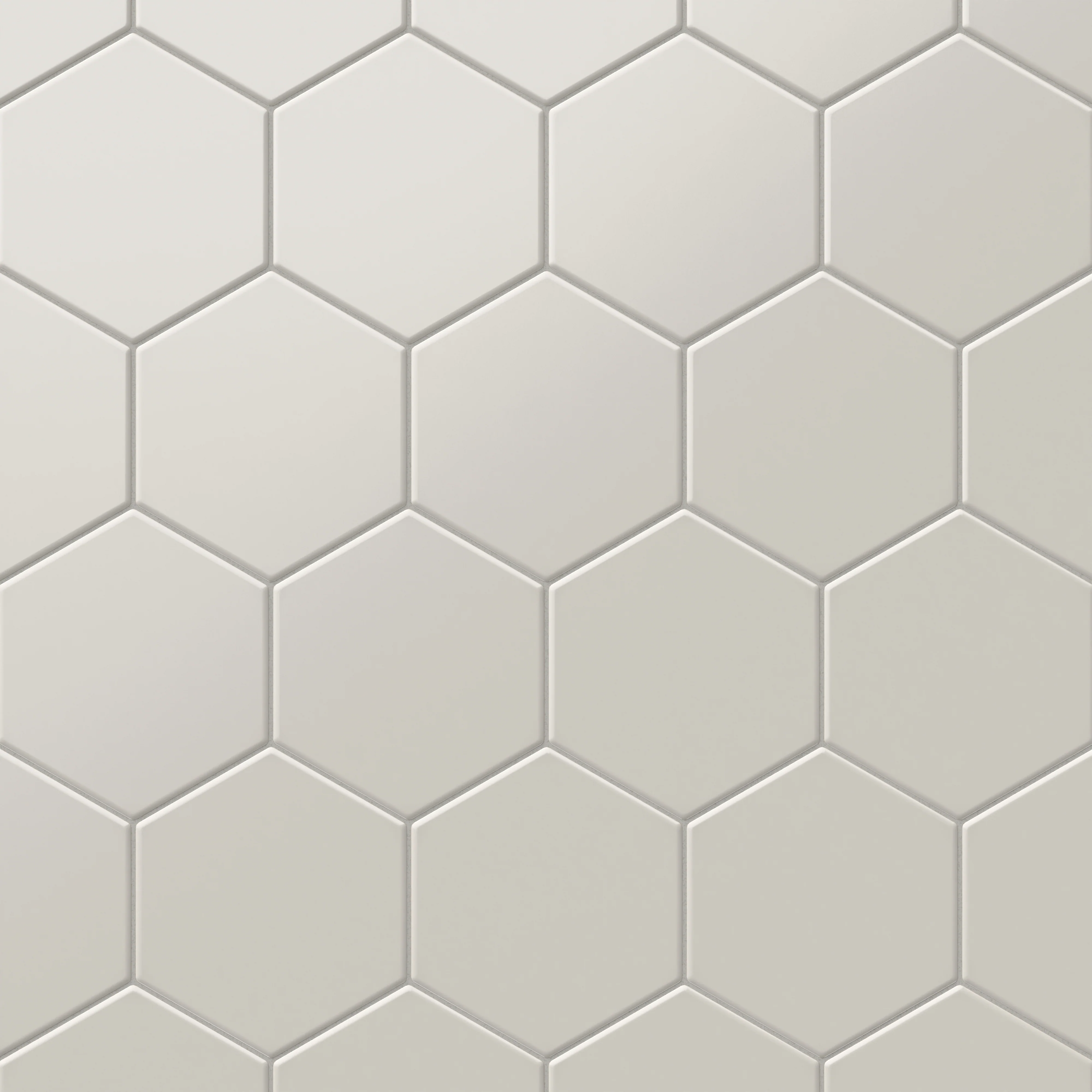 Reagan 5 x 6 Matte Porcelain Hexagon Tile in Gris