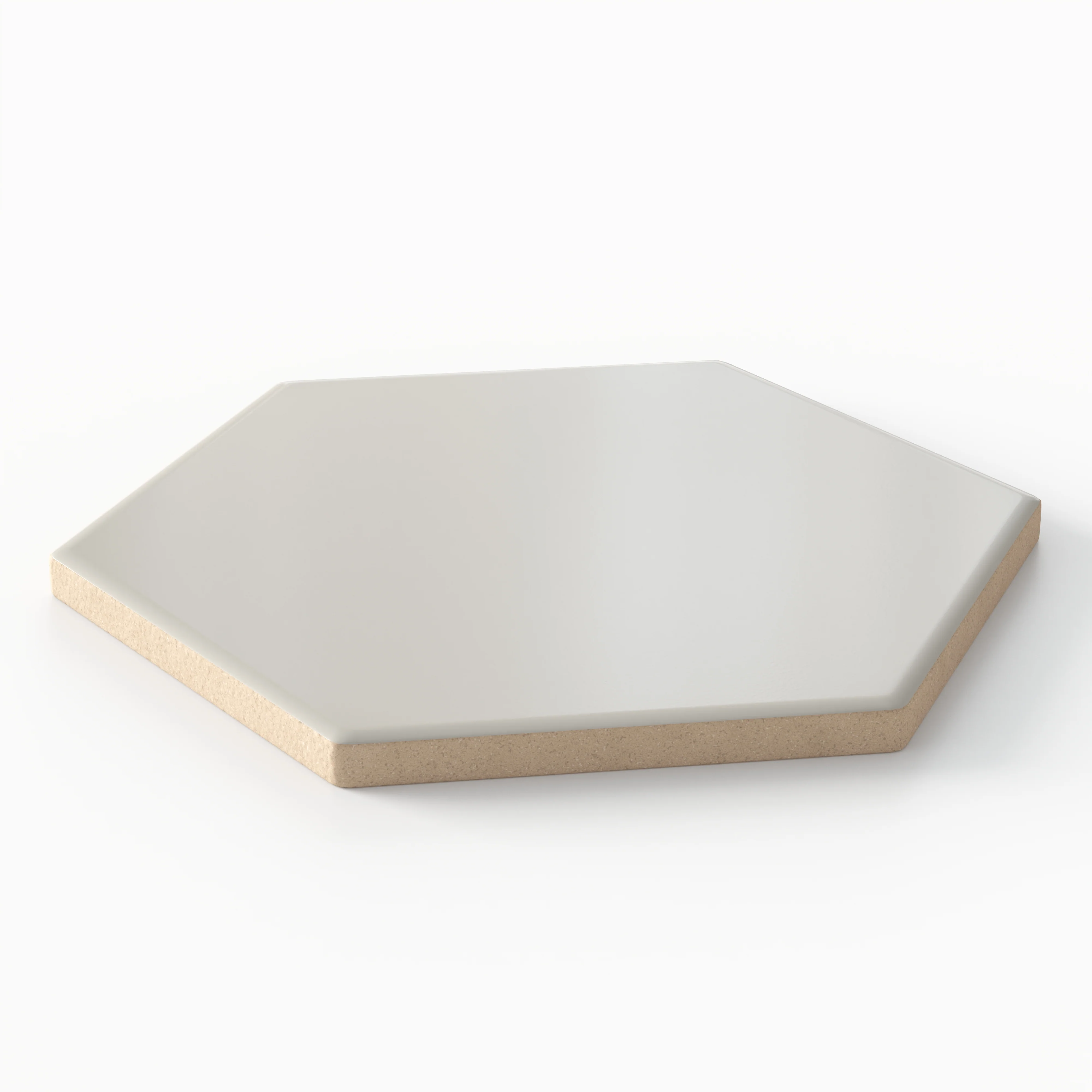 Reagan 5 x 6 Matte Porcelain Hexagon Tile in Gris - Image 4