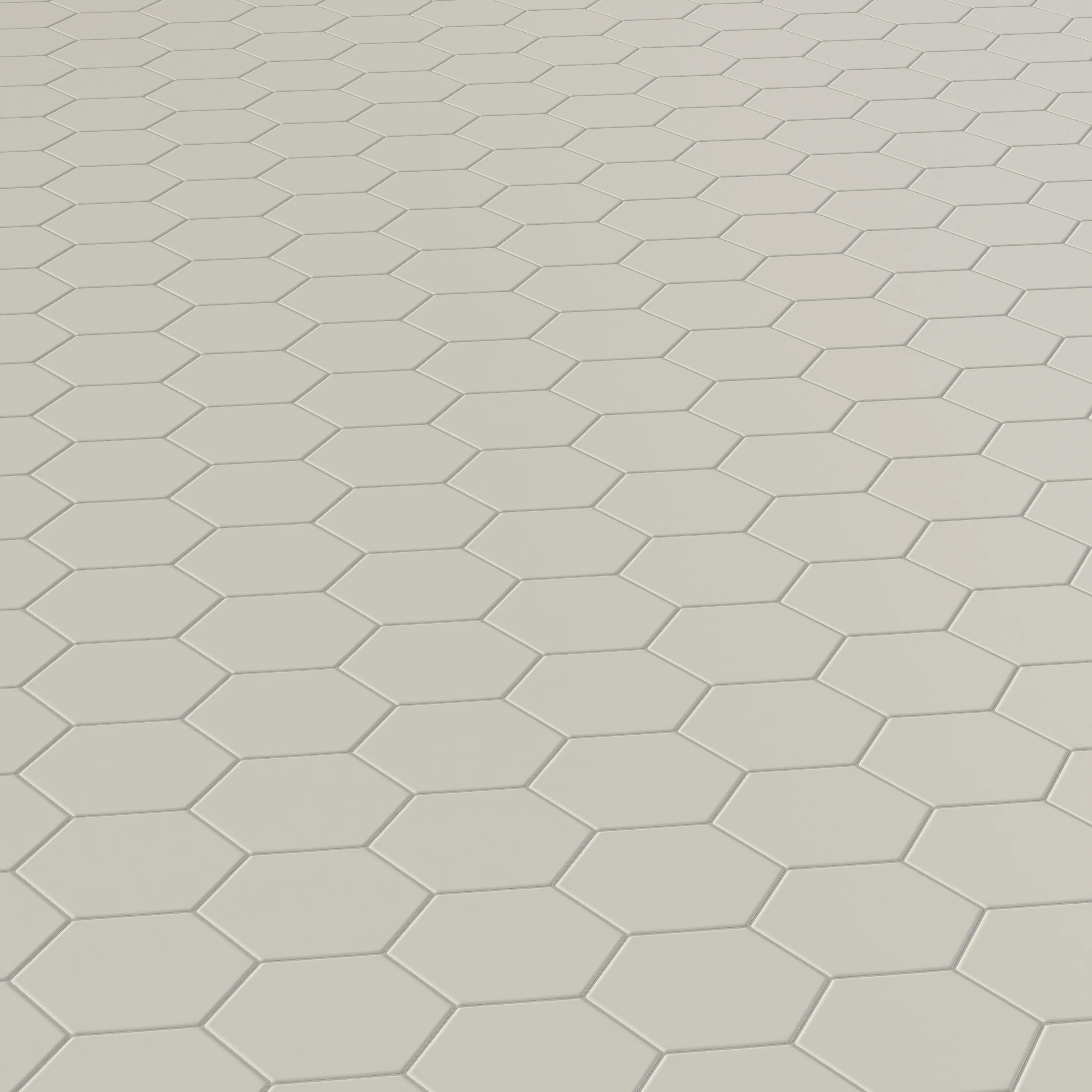 Reagan 5 x 6 Matte Porcelain Hexagon Tile in Gris - Image 5