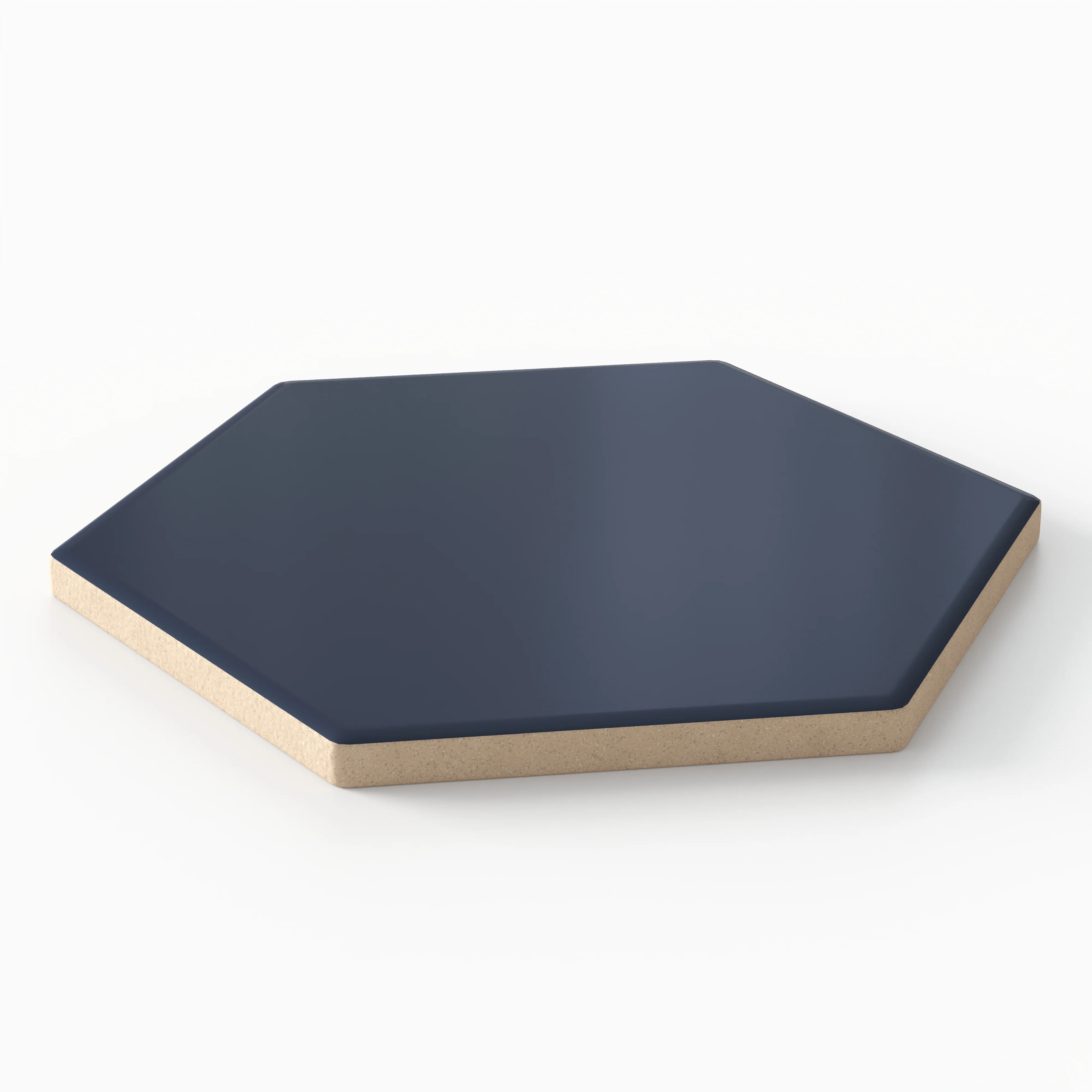Reagan 5 x 6 Matte Porcelain Hexagon Tile in Navy - Image 3