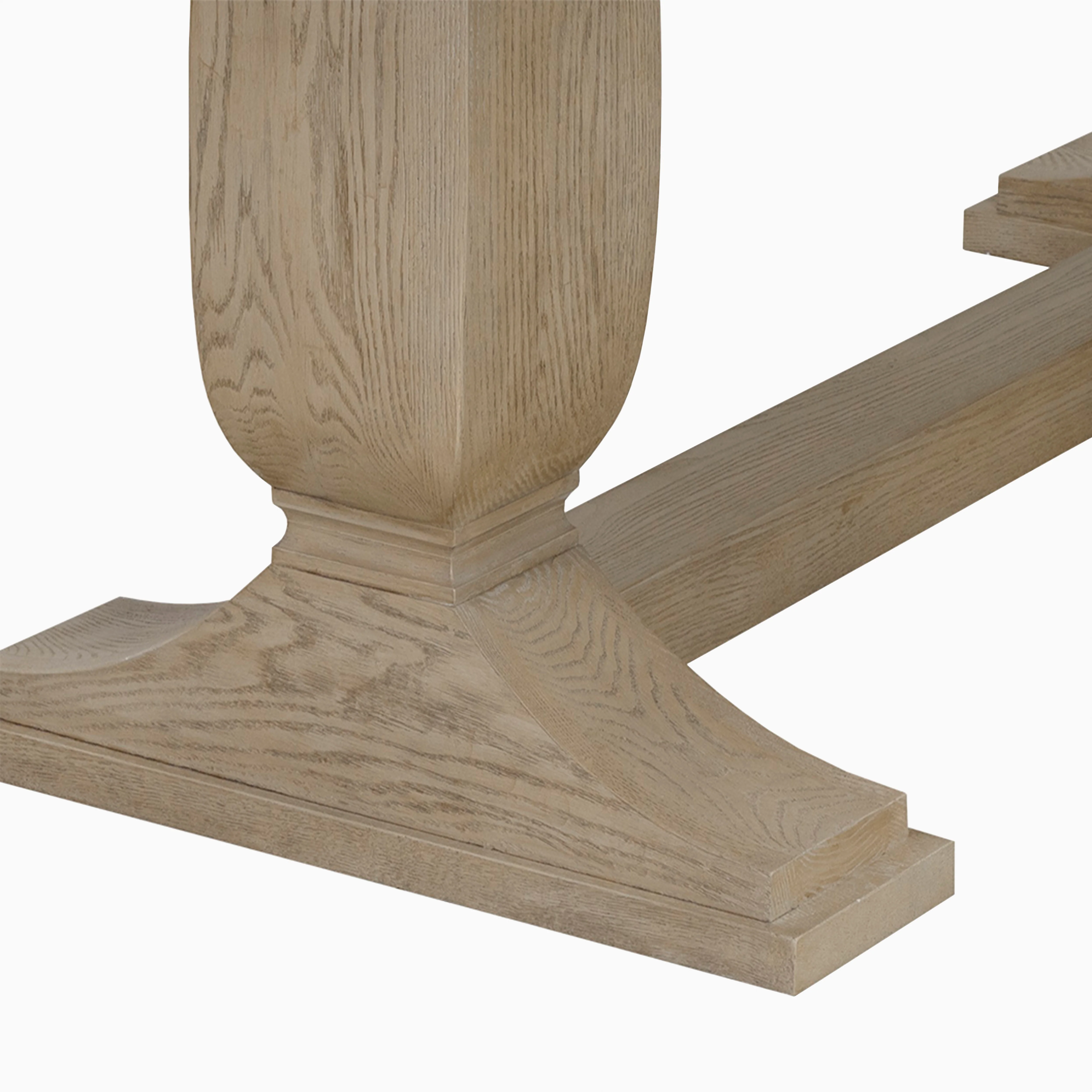 Rebecca 86" to 120" Dining Table in Greige - Image 5