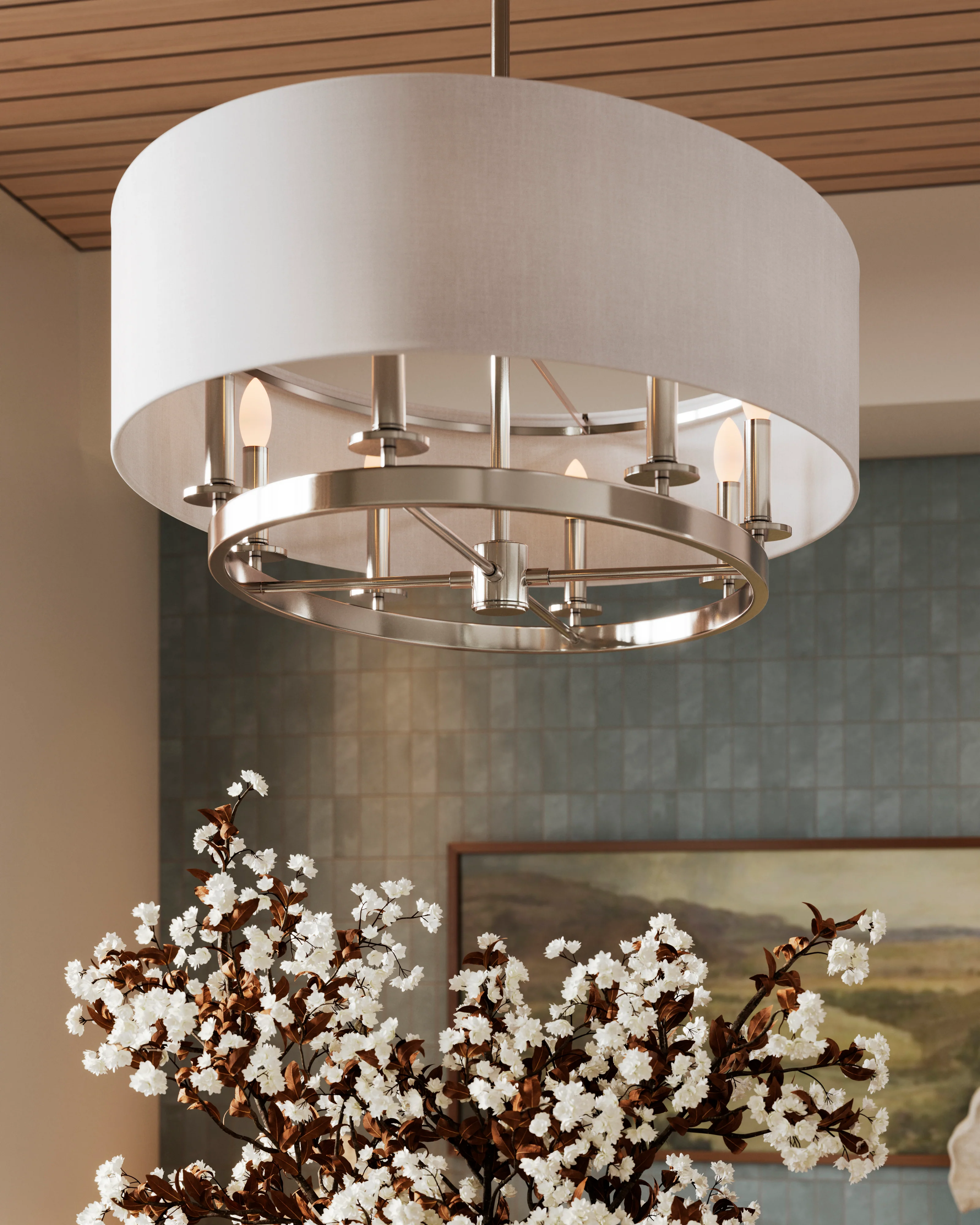 Reece Lighting In Polished Nickel - Image 2