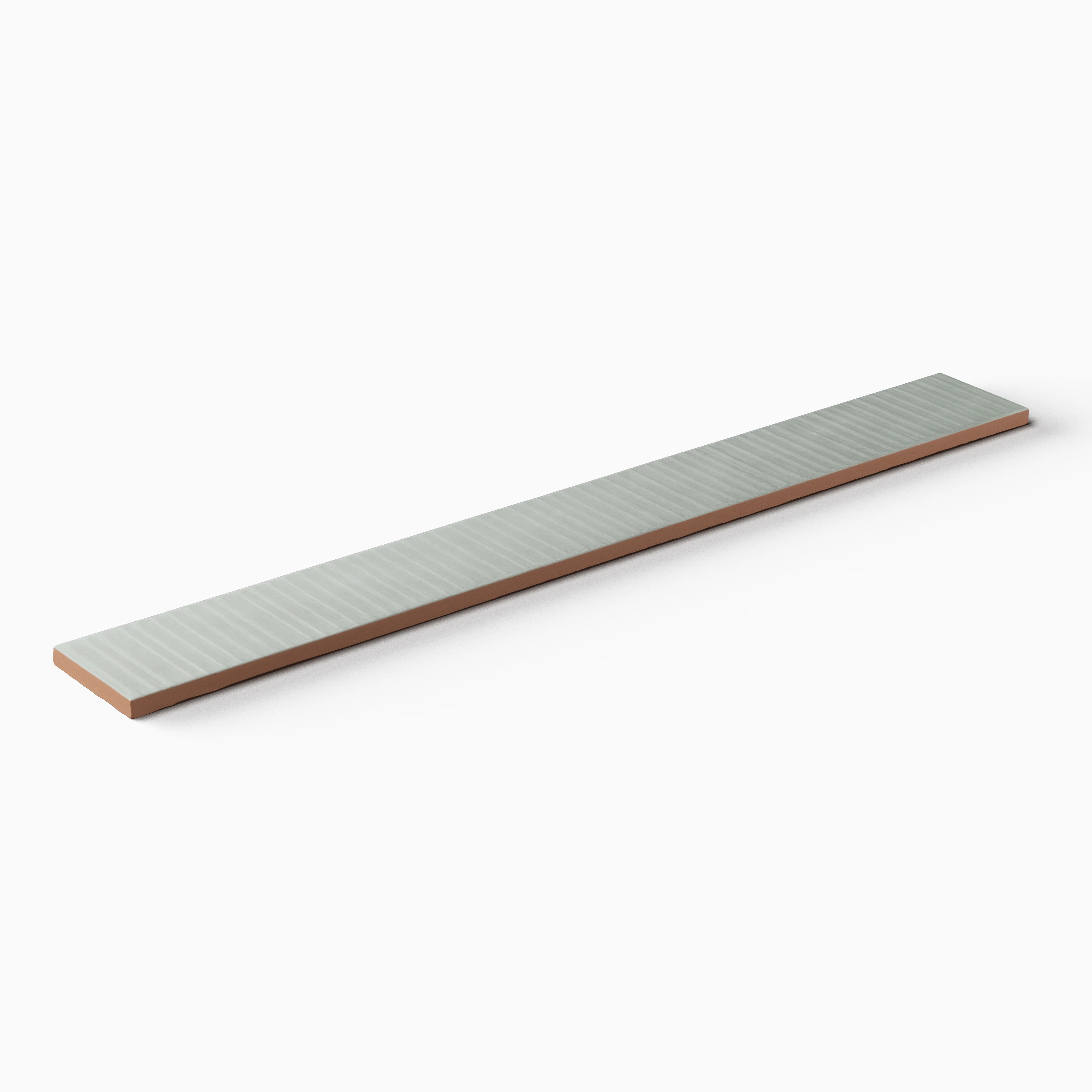 Remi 2 x 17 Glossy Ceramic Tile in Pistachio Deco - Image 4