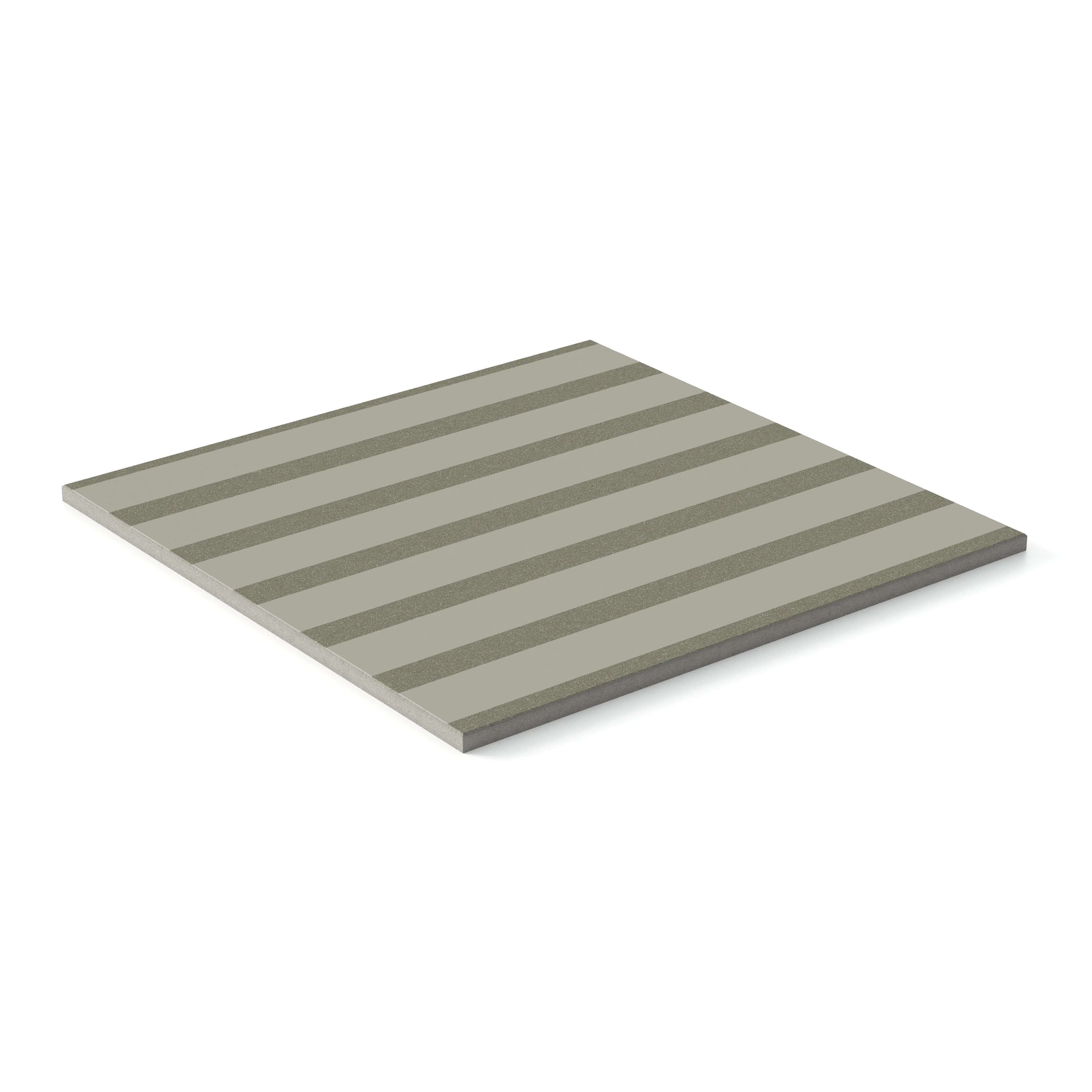 Riley 12 x 12 Matte Porcelain Tile in Striped Pattern Sterling - Image 3