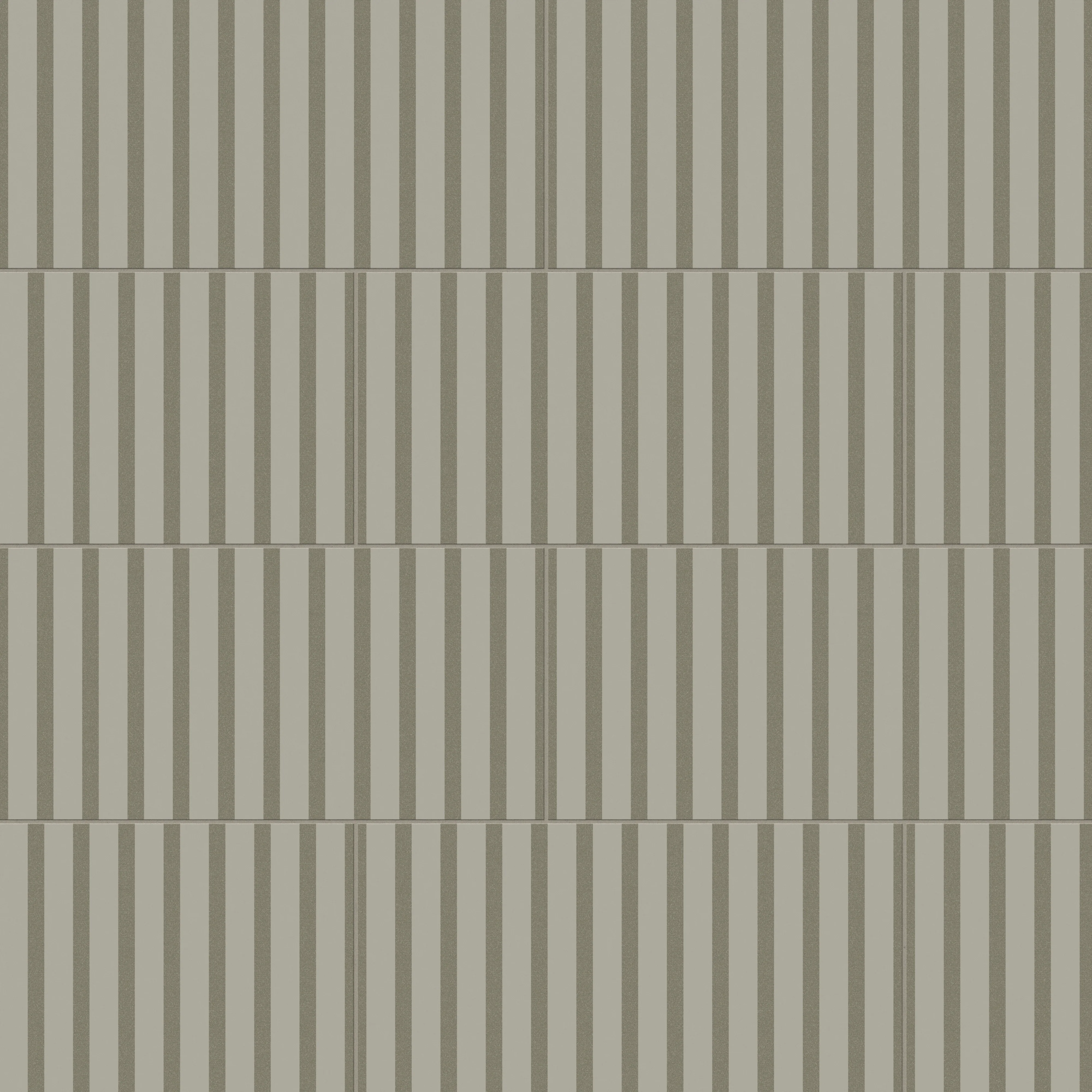 Riley 12 x 24 Matte Porcelain Tile in Striped Pattern Sterling - Image 7