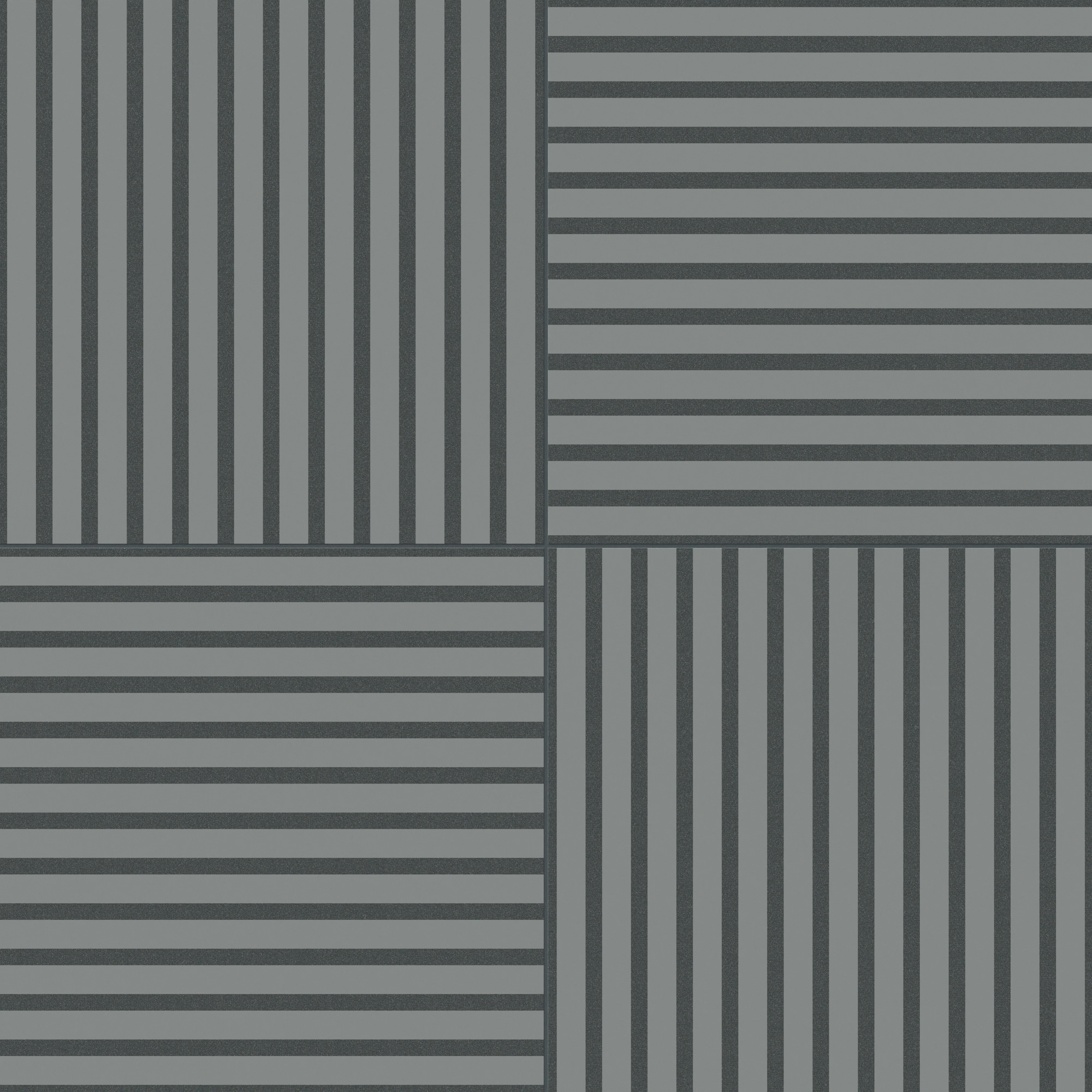 Riley 24 x 24 Matte Porcelain Tile in Striped Pattern Indigo