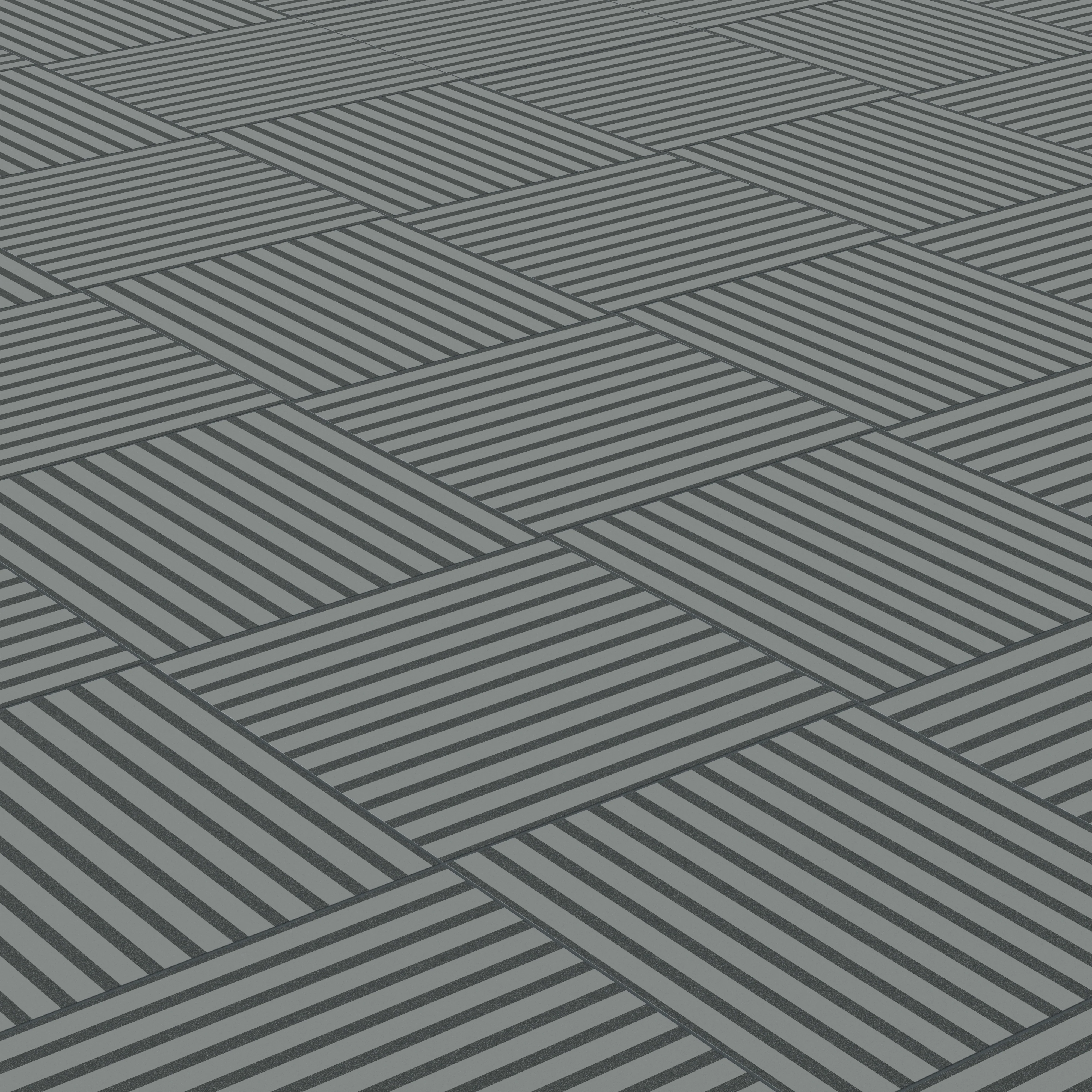 Riley 24 x 24 Matte Porcelain Tile in Striped Pattern Indigo - Image 7