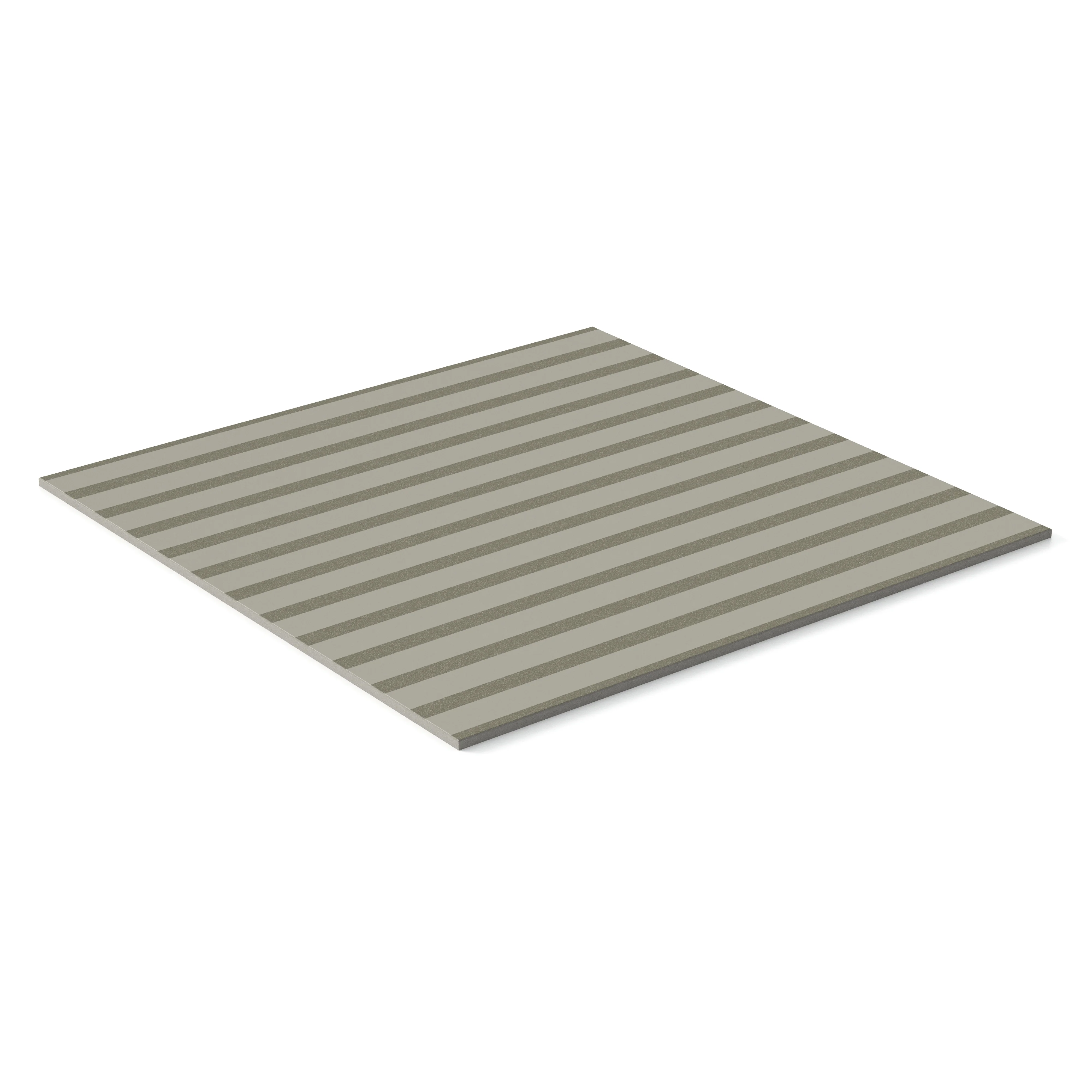 Riley 24 x 24 Matte Porcelain Tile in Striped Pattern Sterling - Image 3
