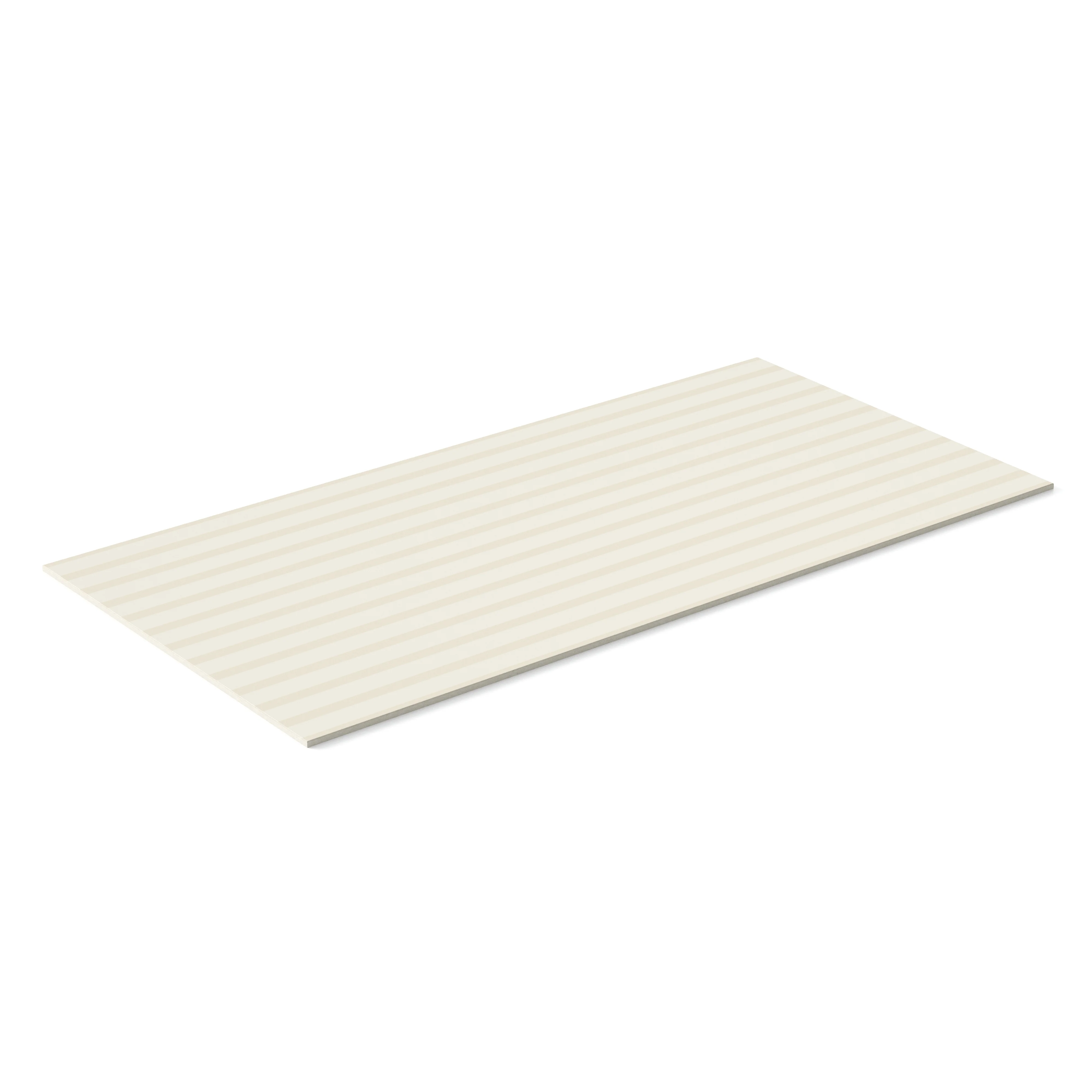 Riley 24 x 48 Matte Porcelain Tile in Striped Pattern Cream - Image 3