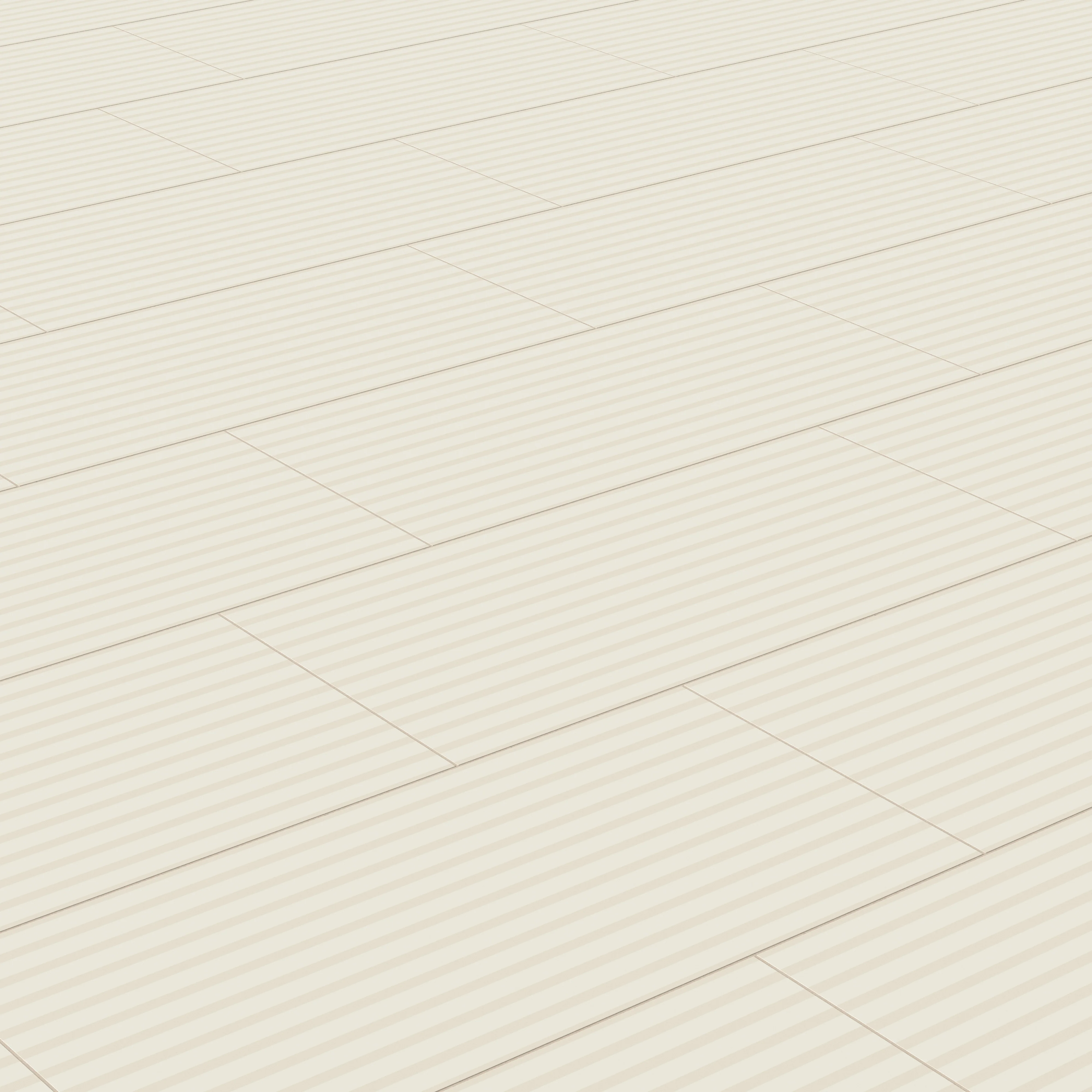 Riley 24 x 48 Matte Porcelain Tile in Striped Pattern Cream - Image 6