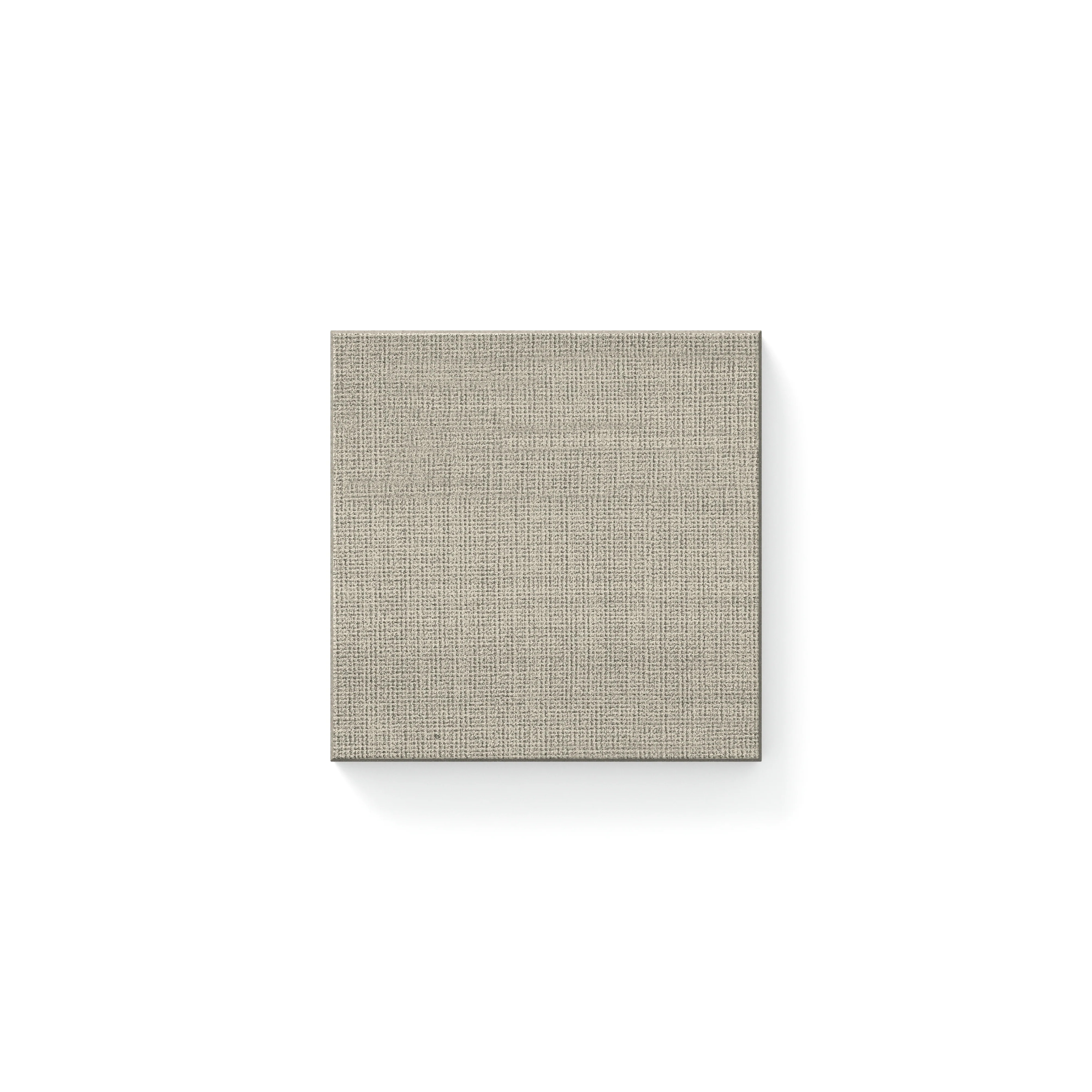 Riley 4 x 4 Matte Linen Pattern in Oyster Sample