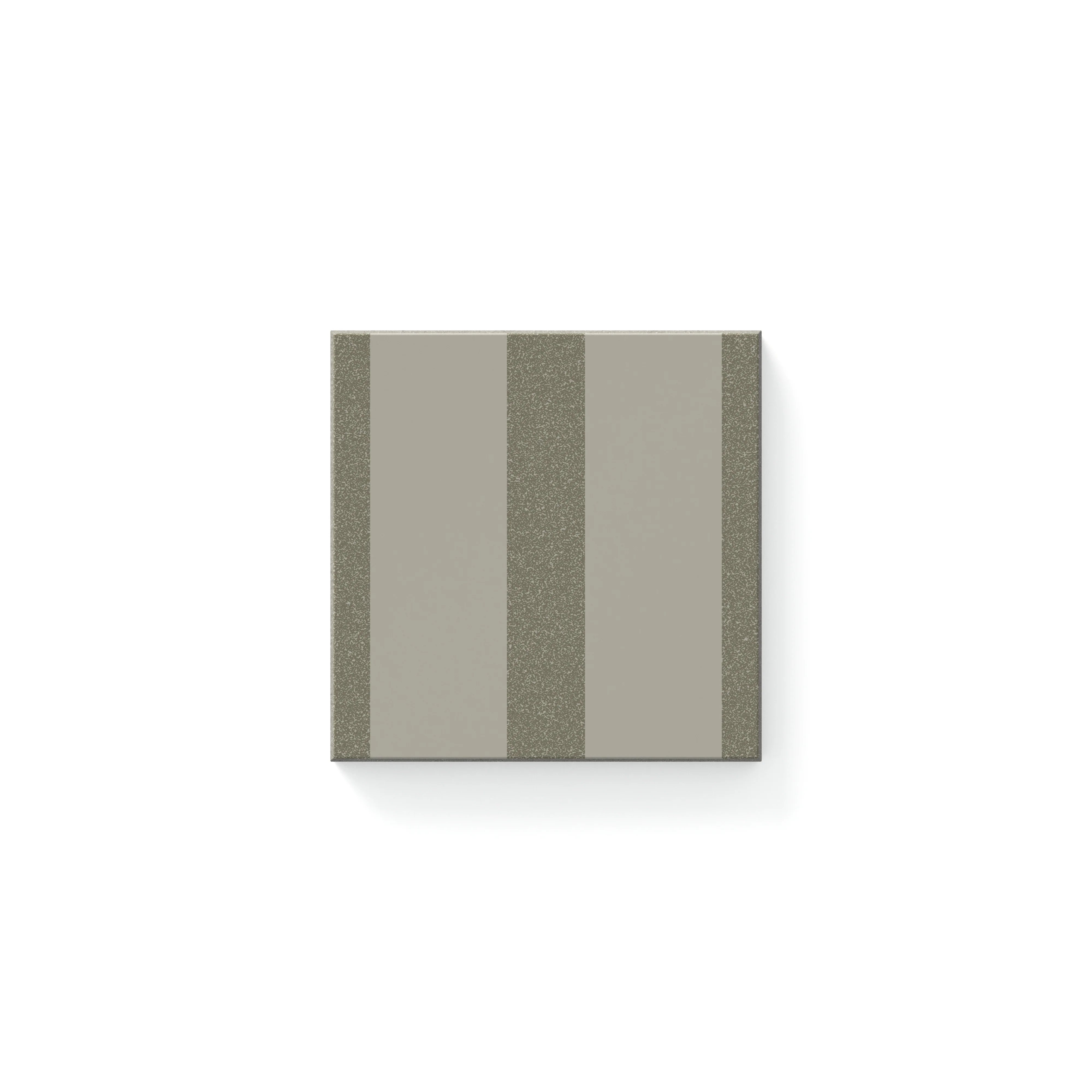 Riley 4 x 4 Matte Striped Pattern in Sterling Sample