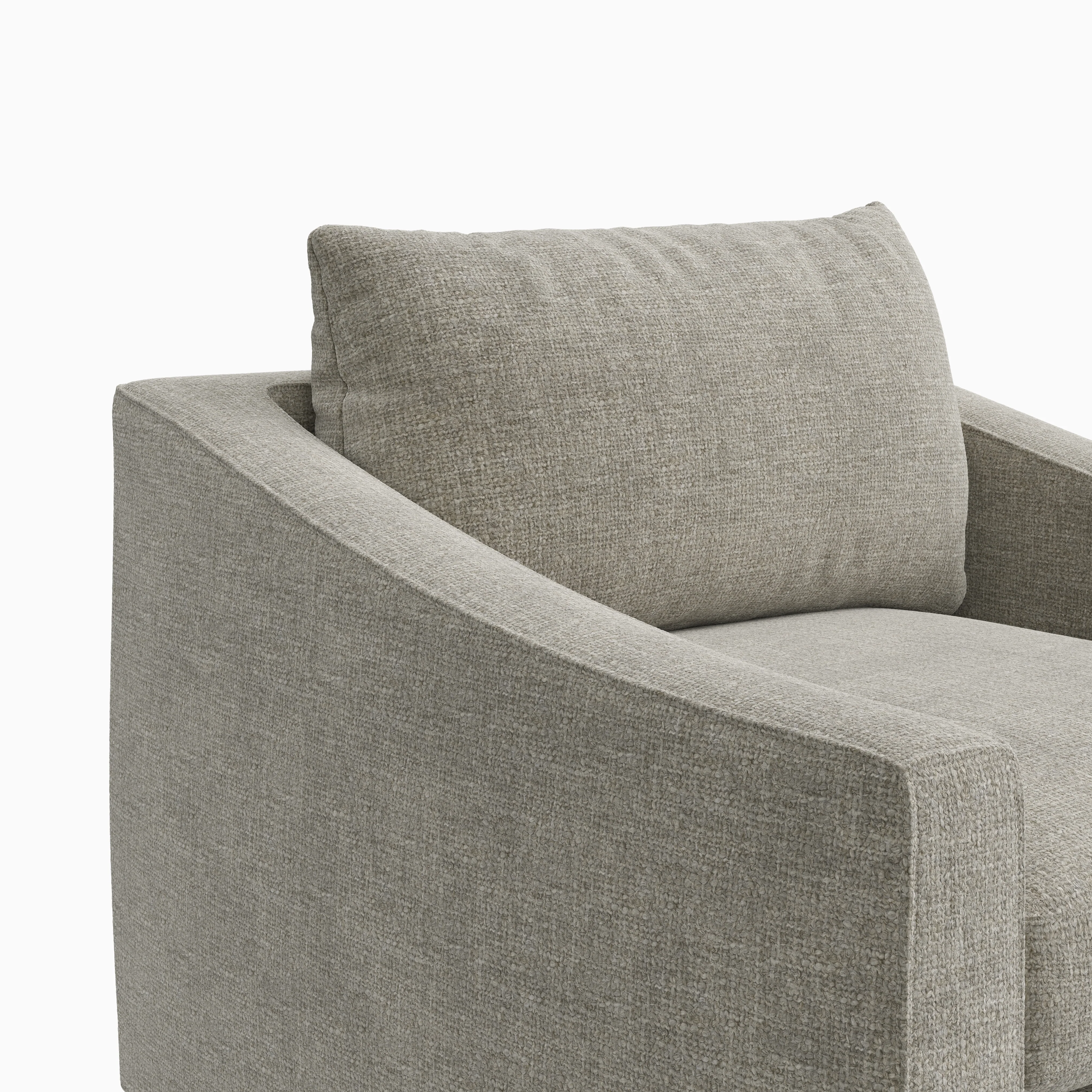 Ronan Swivel Chair in Bone - Image 3
