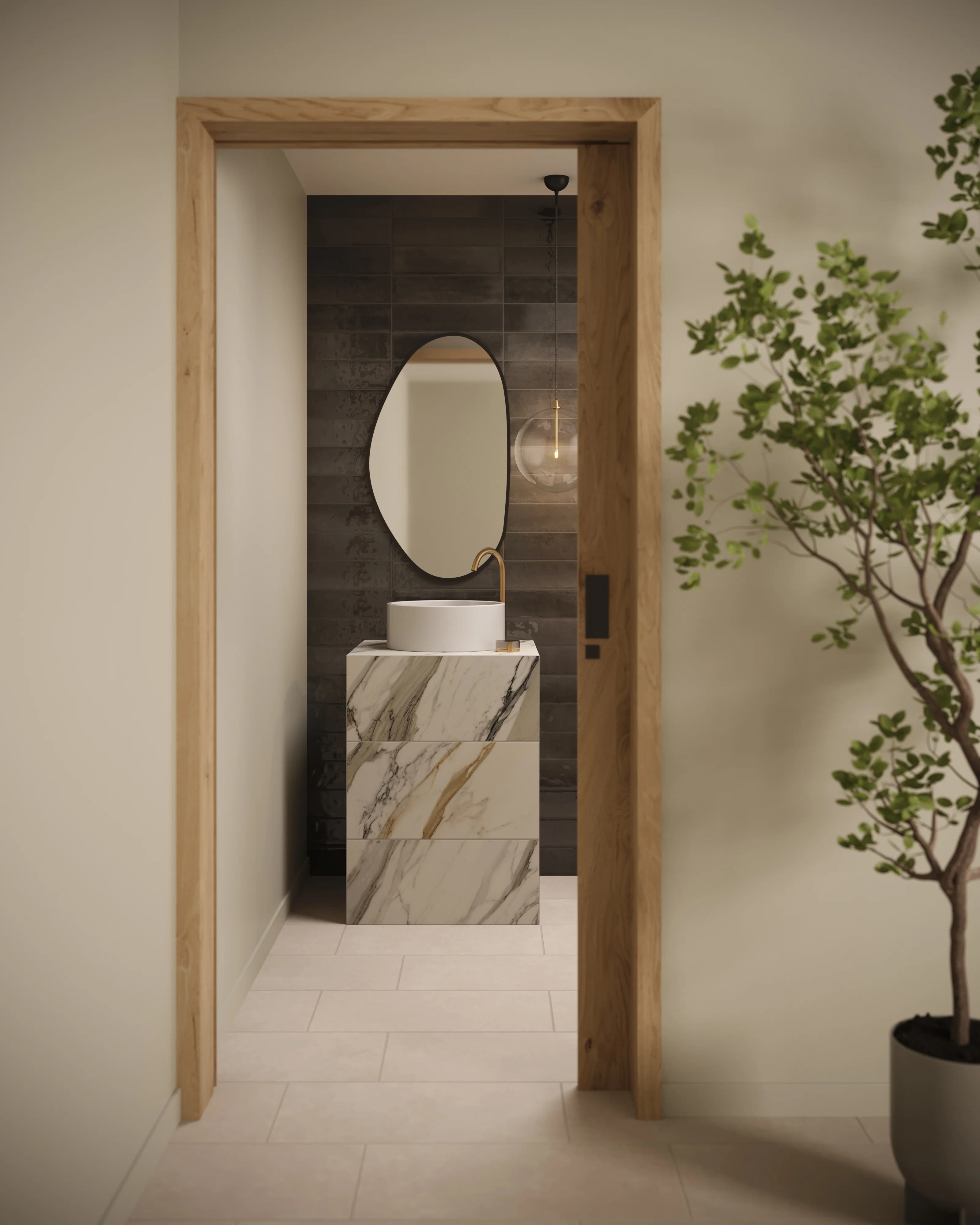 Rory Mirror in Matte Black - Image 14