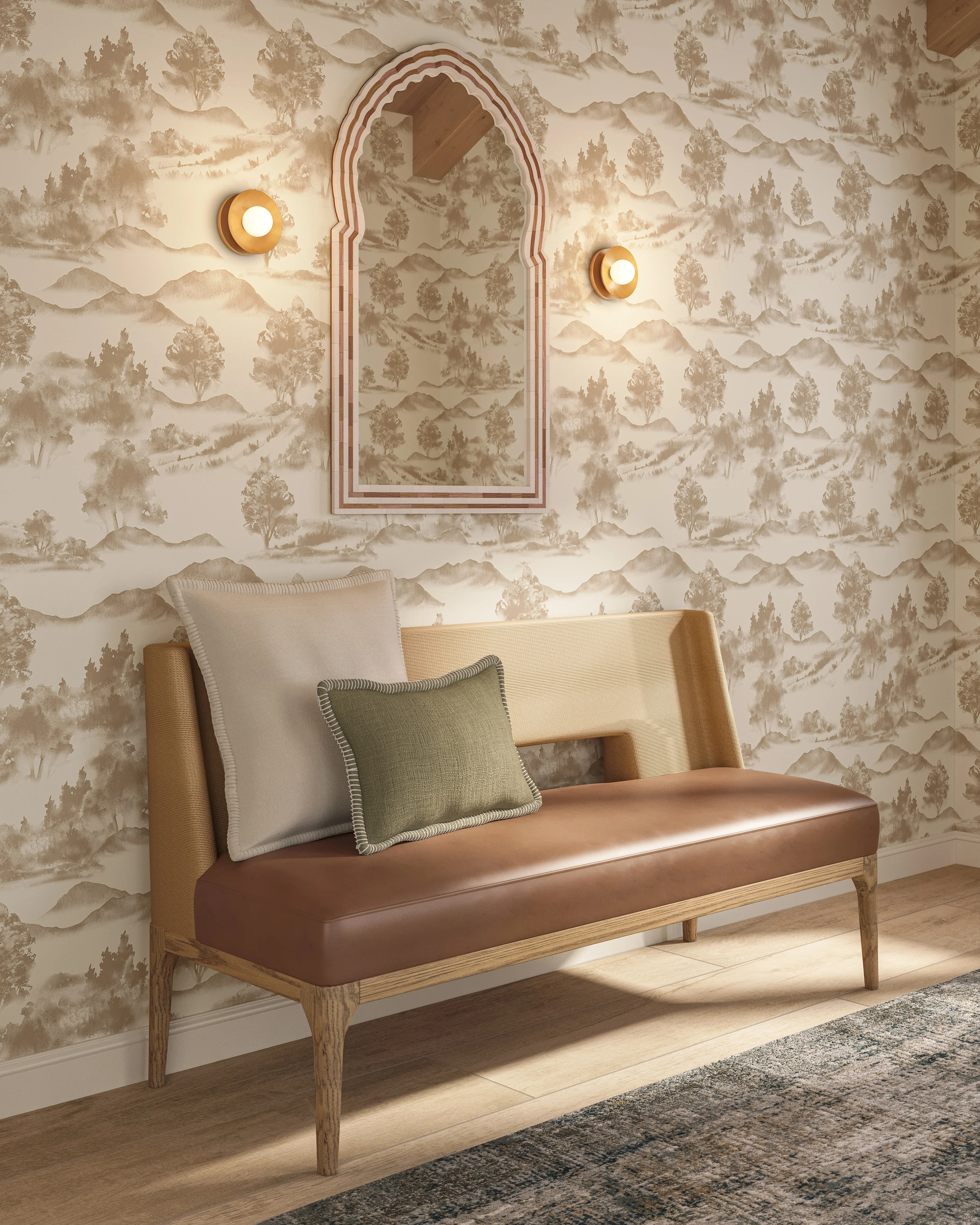 Rue Bath And Vanity Light In Aged Brass - Image 10