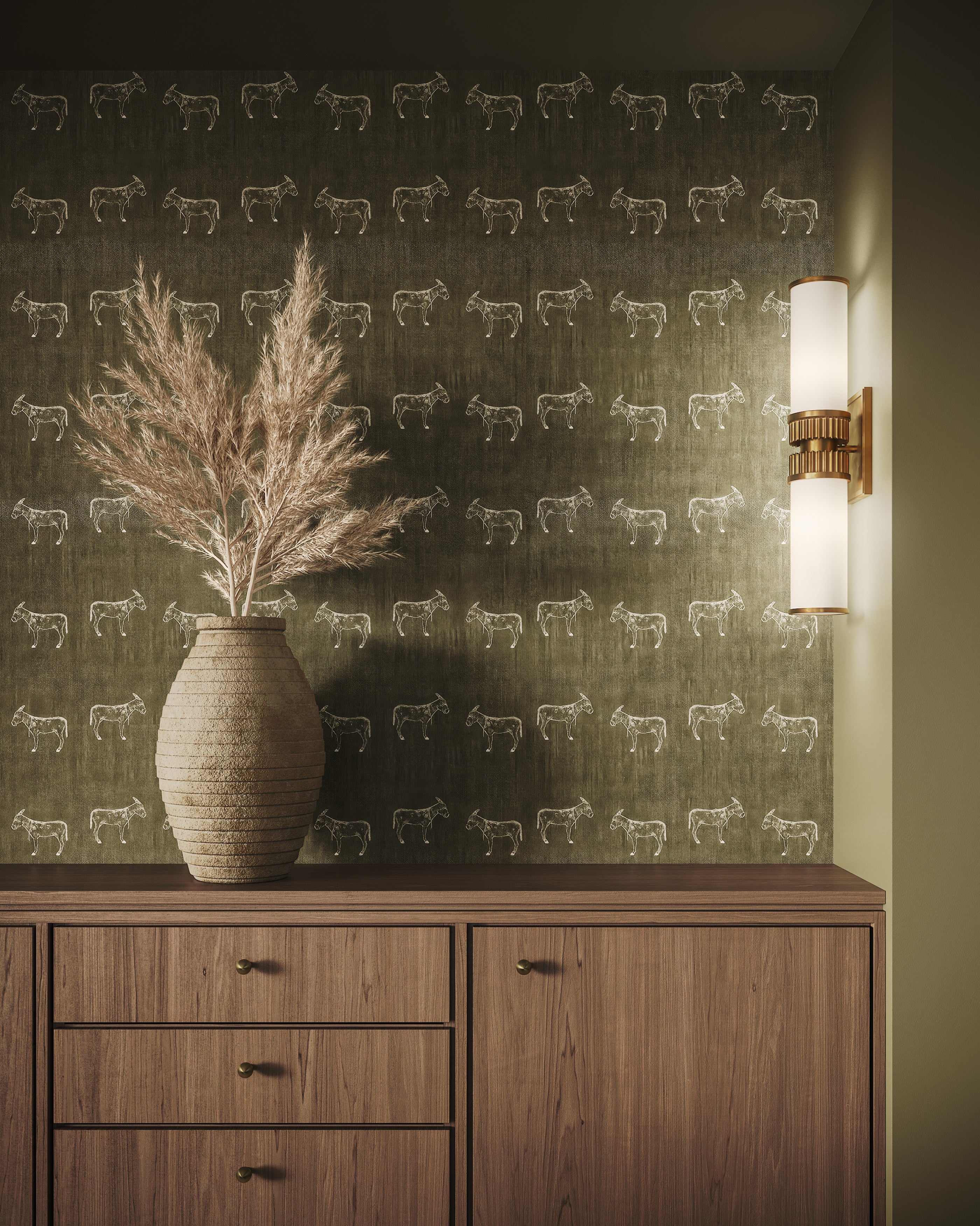 Rycroft Wall Sconce in Aged Brass - Image 5