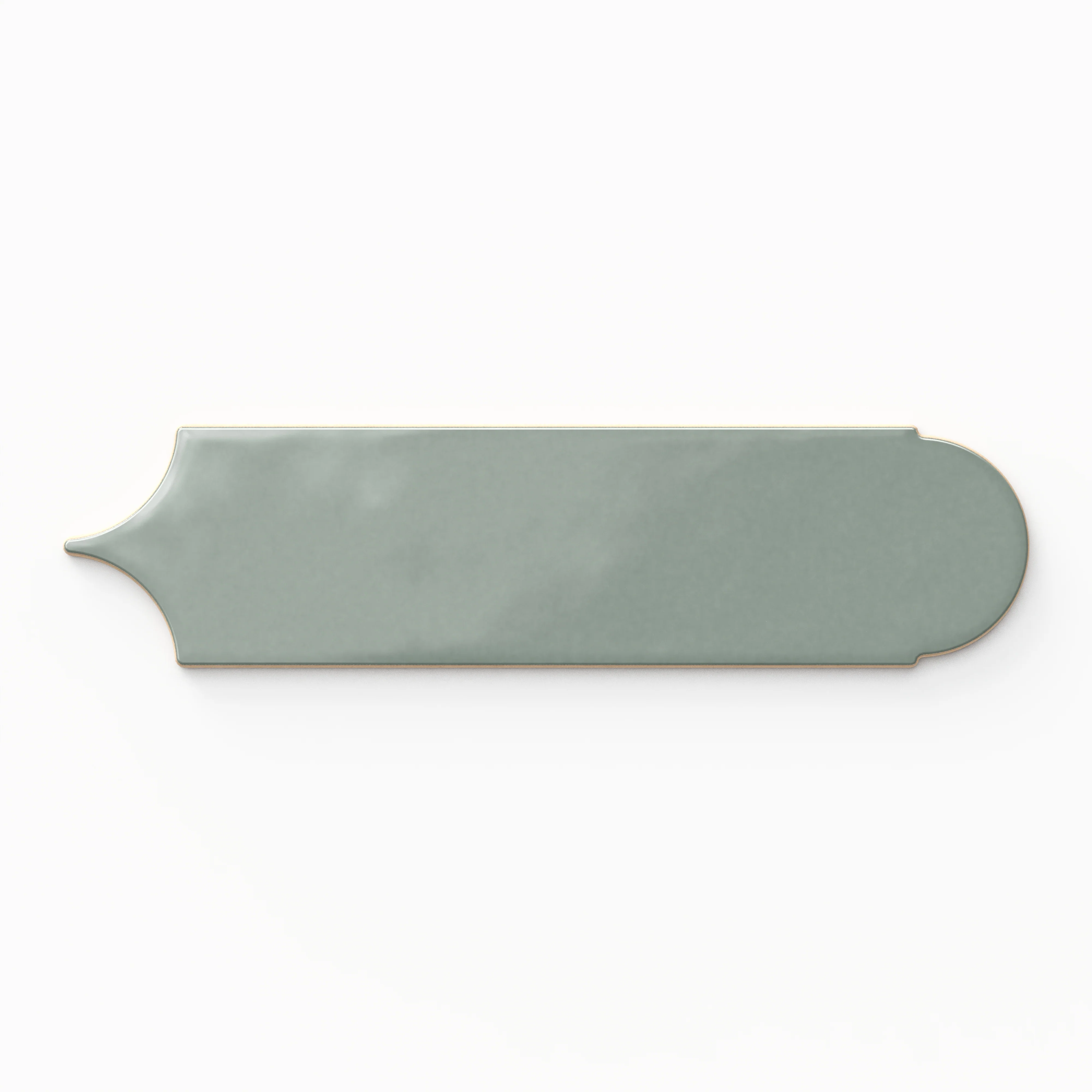 Sarina 3 x 12 Glossy Fishscale in Seafoam Sample