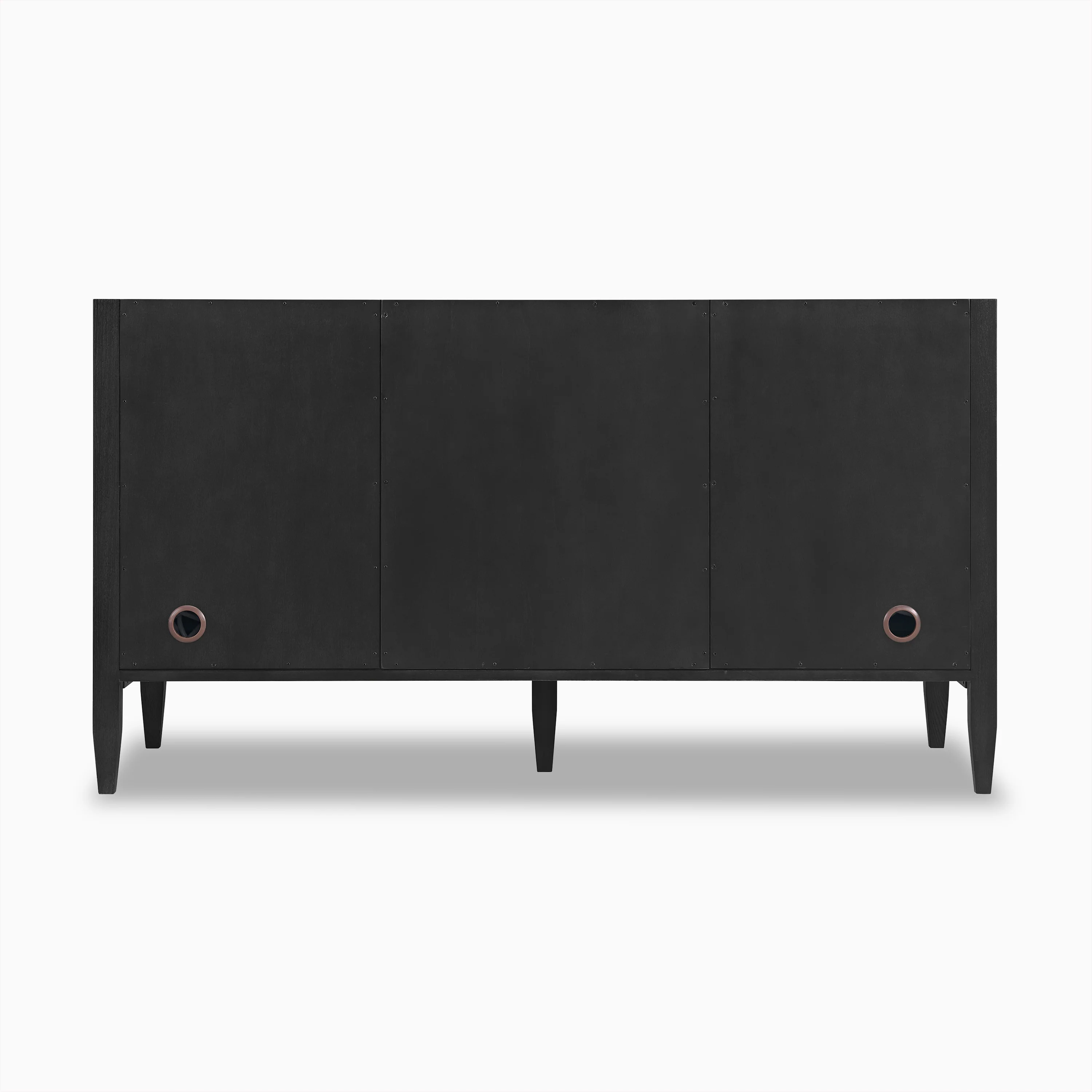 Sasha 60" Double Vanity in Carbon Oak with 3 cm White Zeus Quartz Top - Image 5