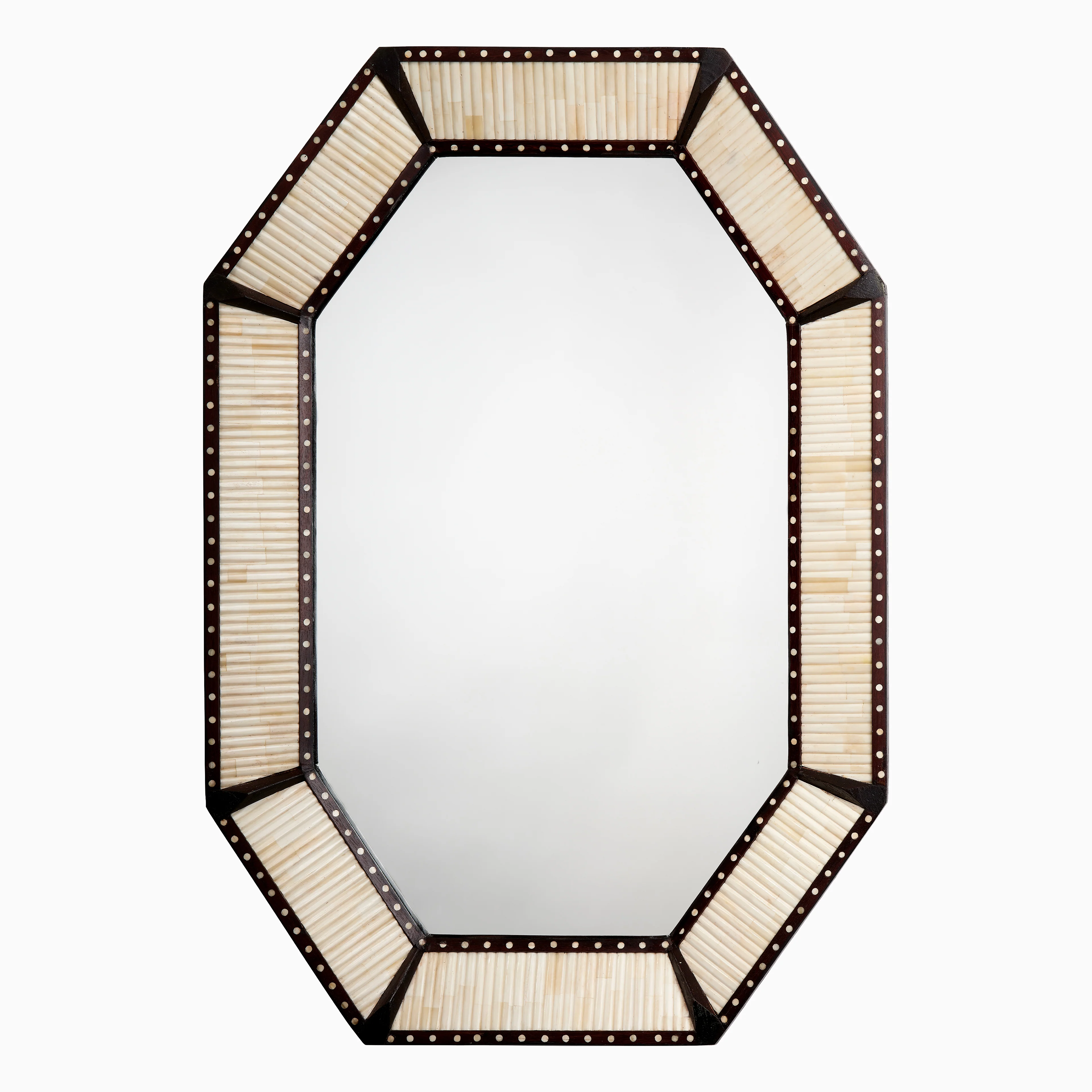 Selanna Mirror in Bone