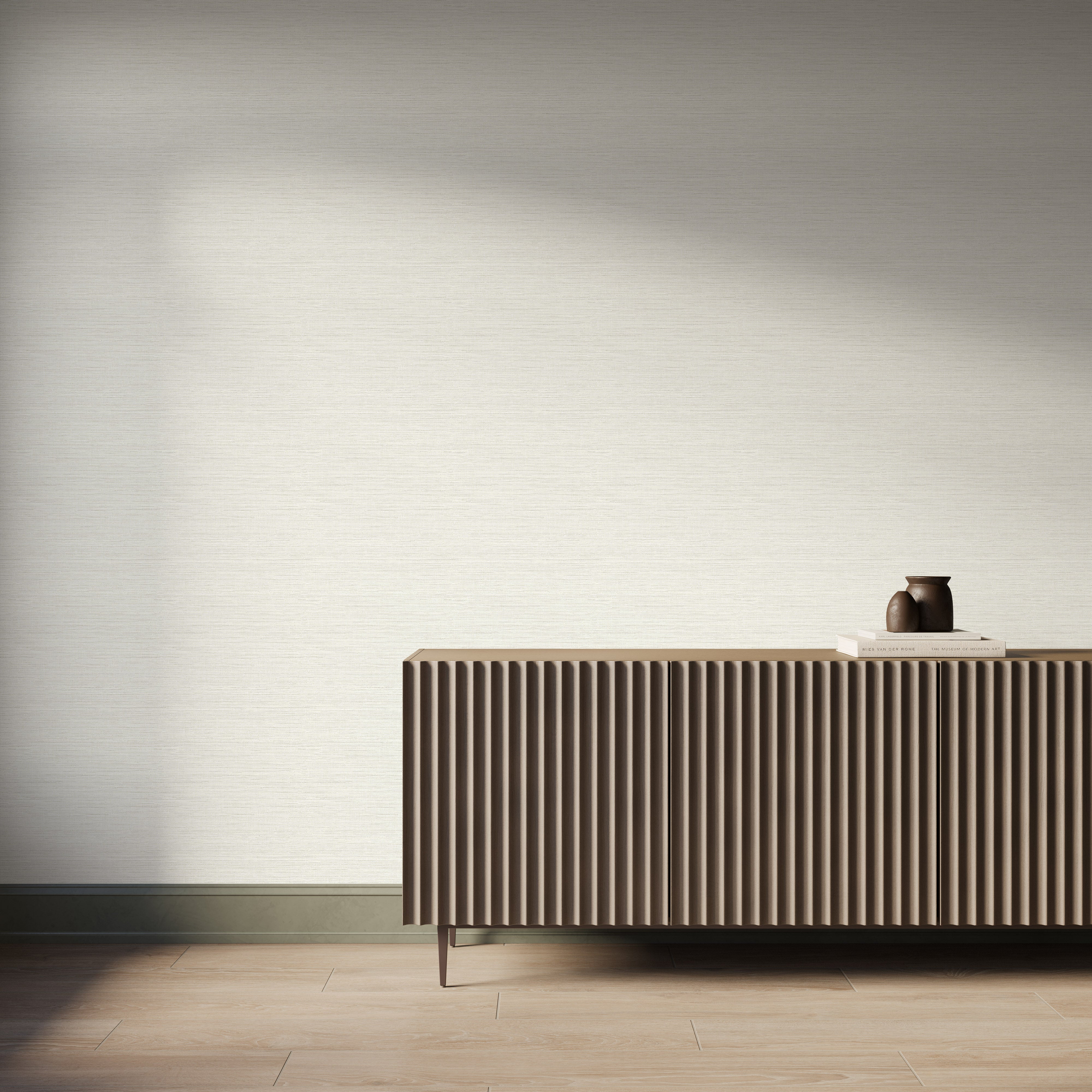 Serica Wallpaper in Light Grey - Image 2