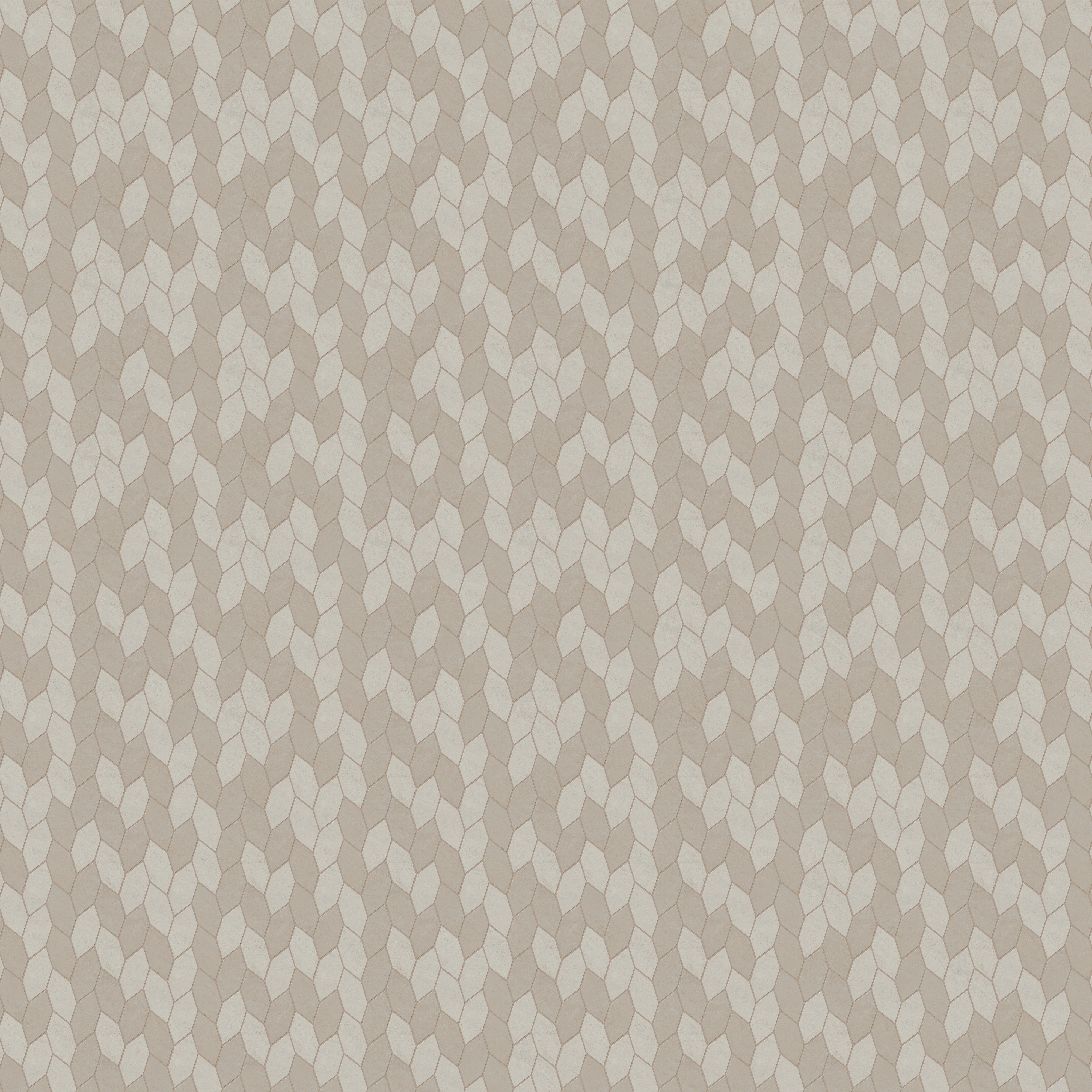 Shea 12.5 x 15 Matte Porcelain Leaf Mosaic Tile in Warm Blend - Image 6