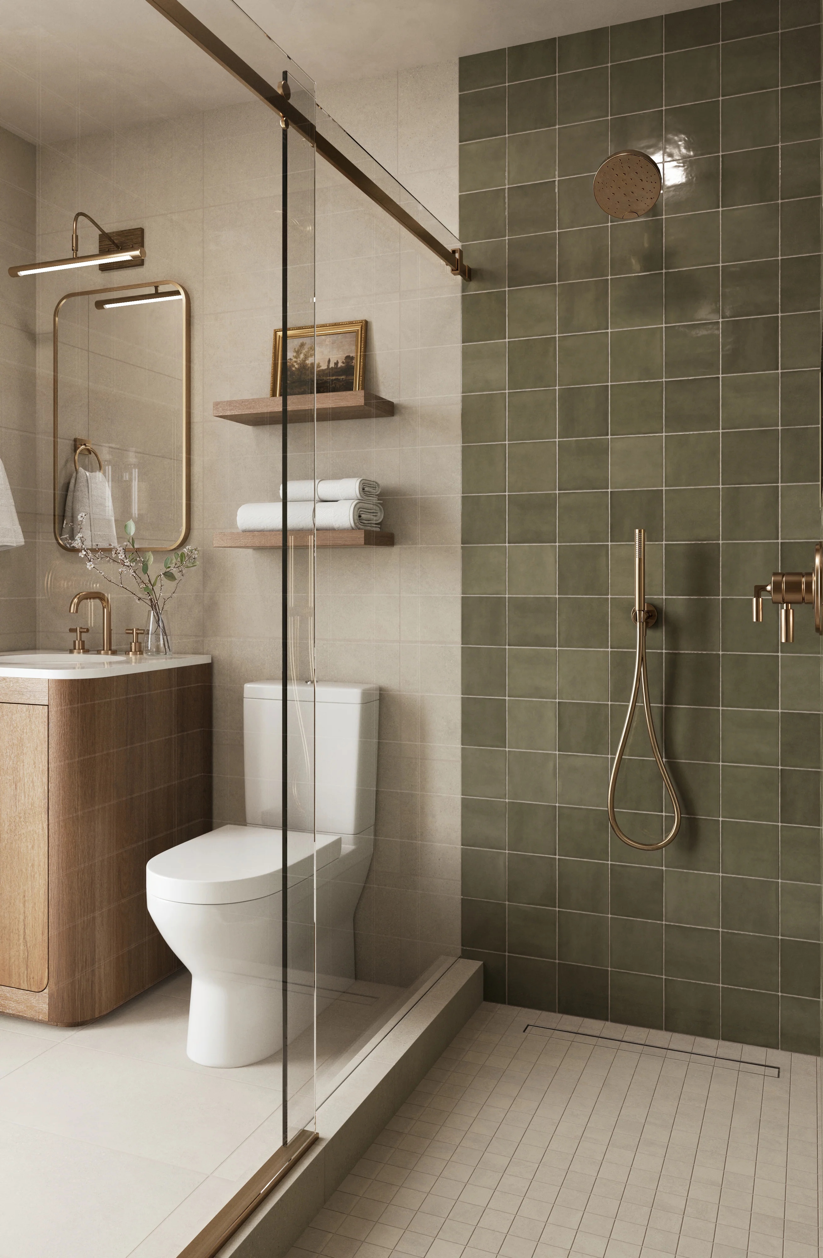 Shea 12 x 24 Matte Porcelain Tile in Dune - Image 10
