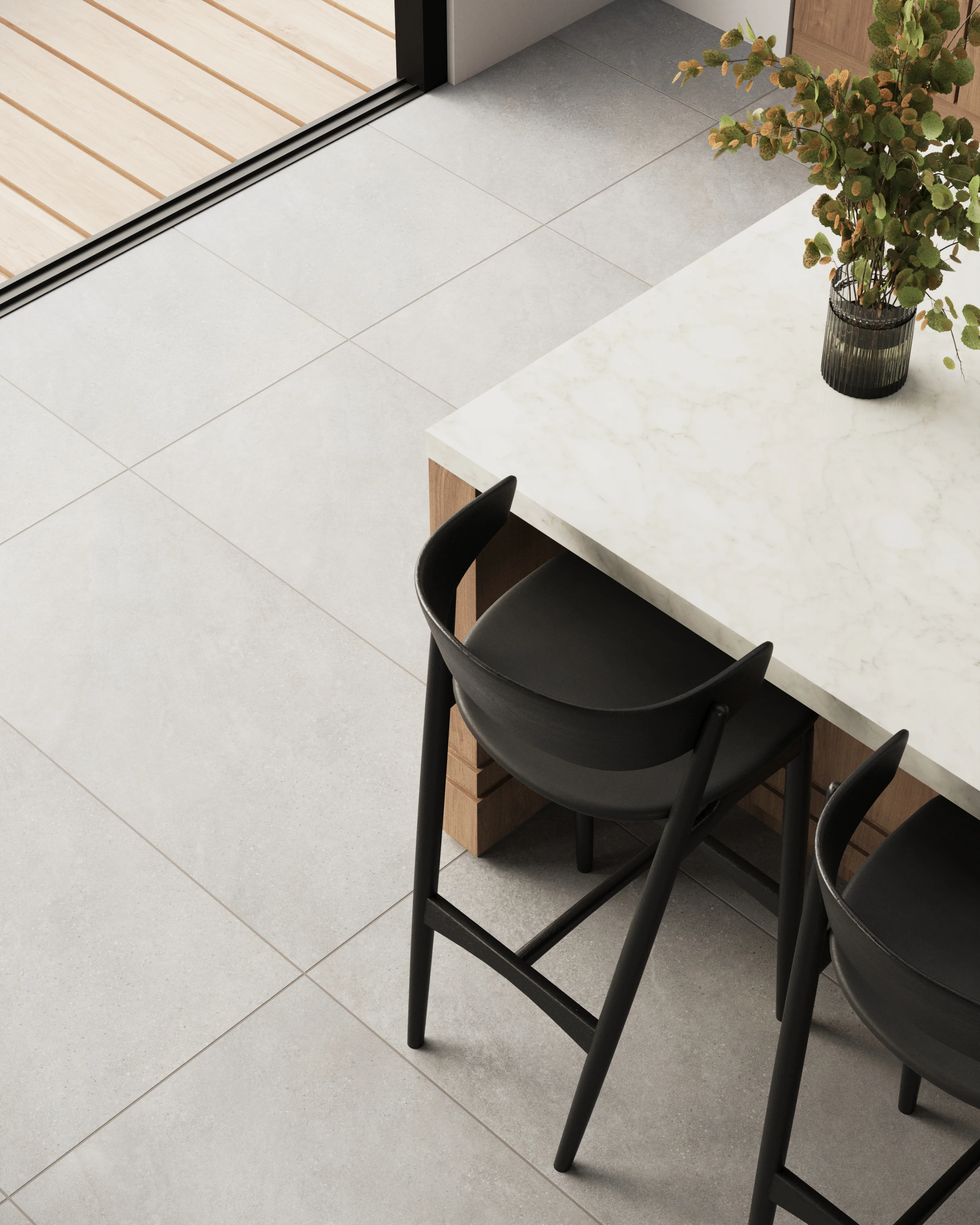 Shea 24 x 48 Matte Porcelain Tile in Stone - Image 13