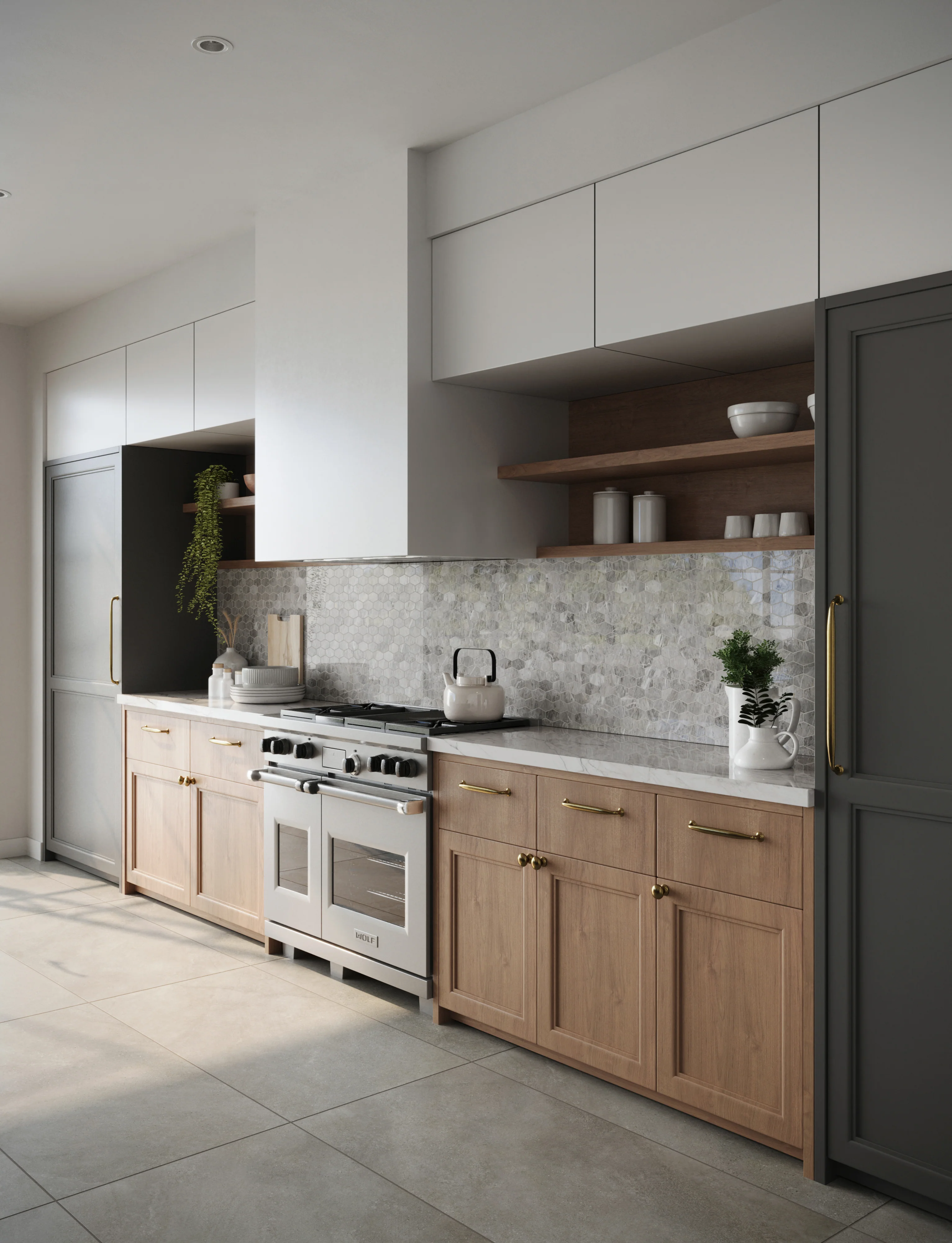Shea 24 x 48 Matte Porcelain Tile in Storm Grey - Image 11