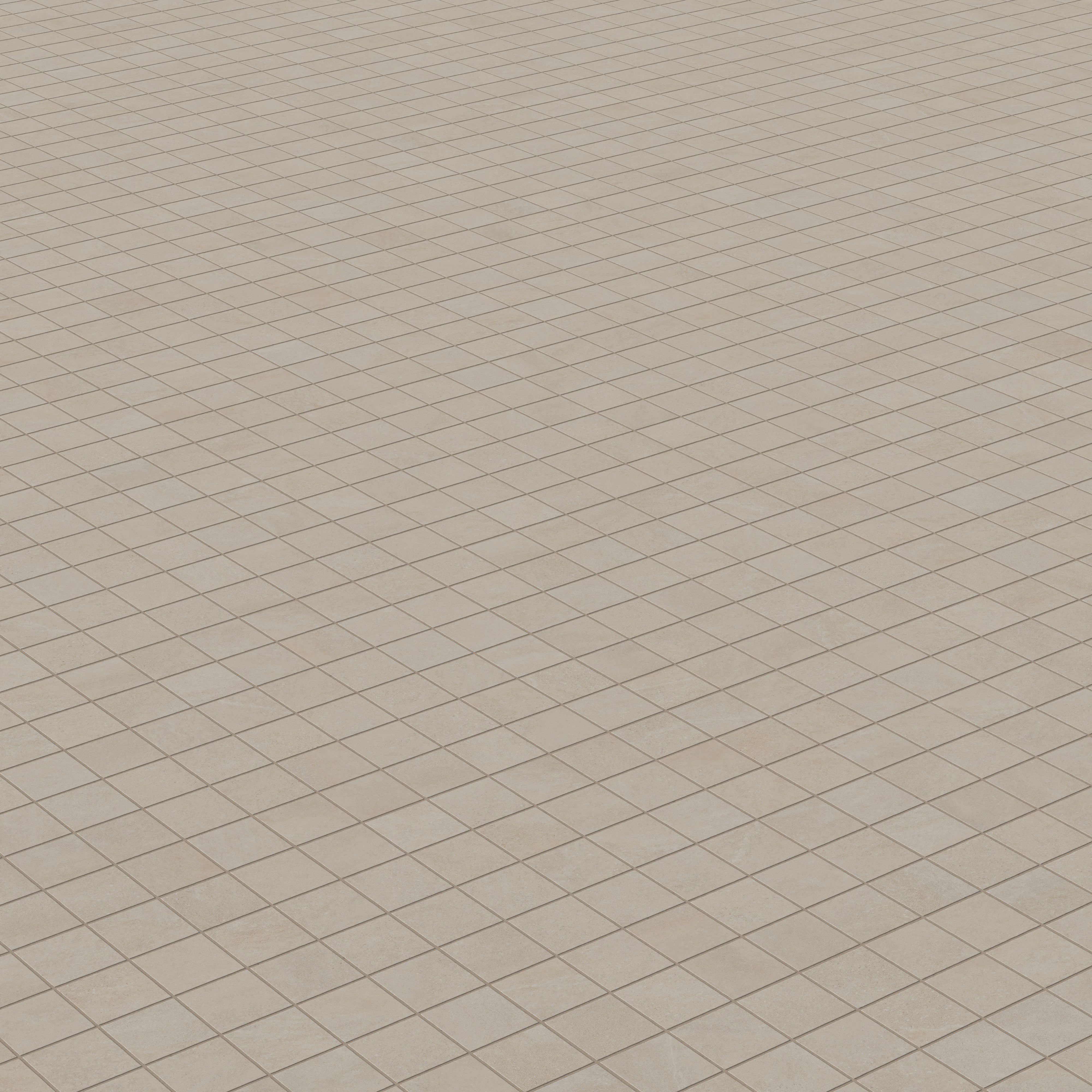Shea 2 x 2 Matte Porcelain Mosaic Tile in Dune - Image 4