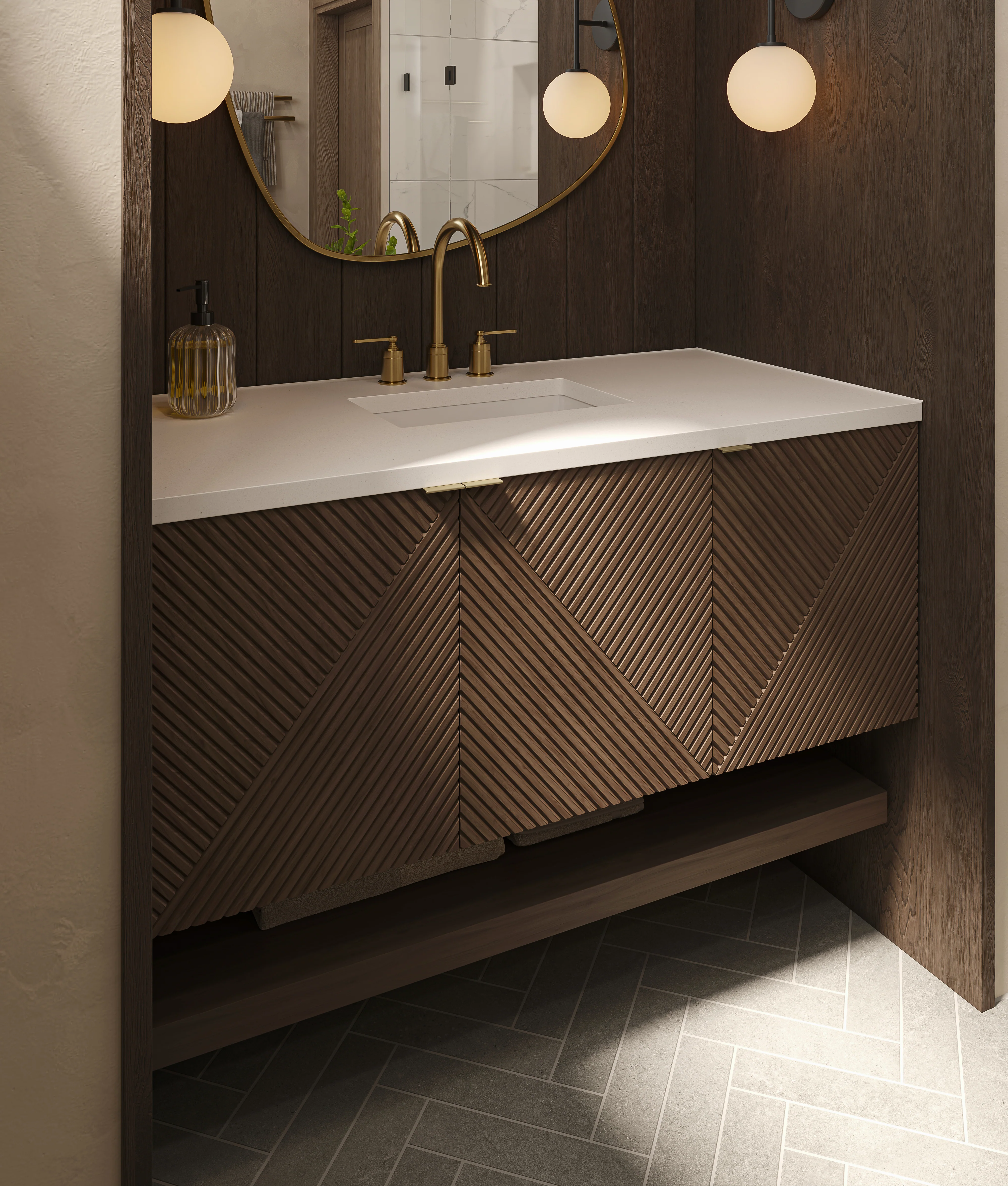 Shea 3 x 12 Matte Porcelain Tile in Storm Grey - Image 16