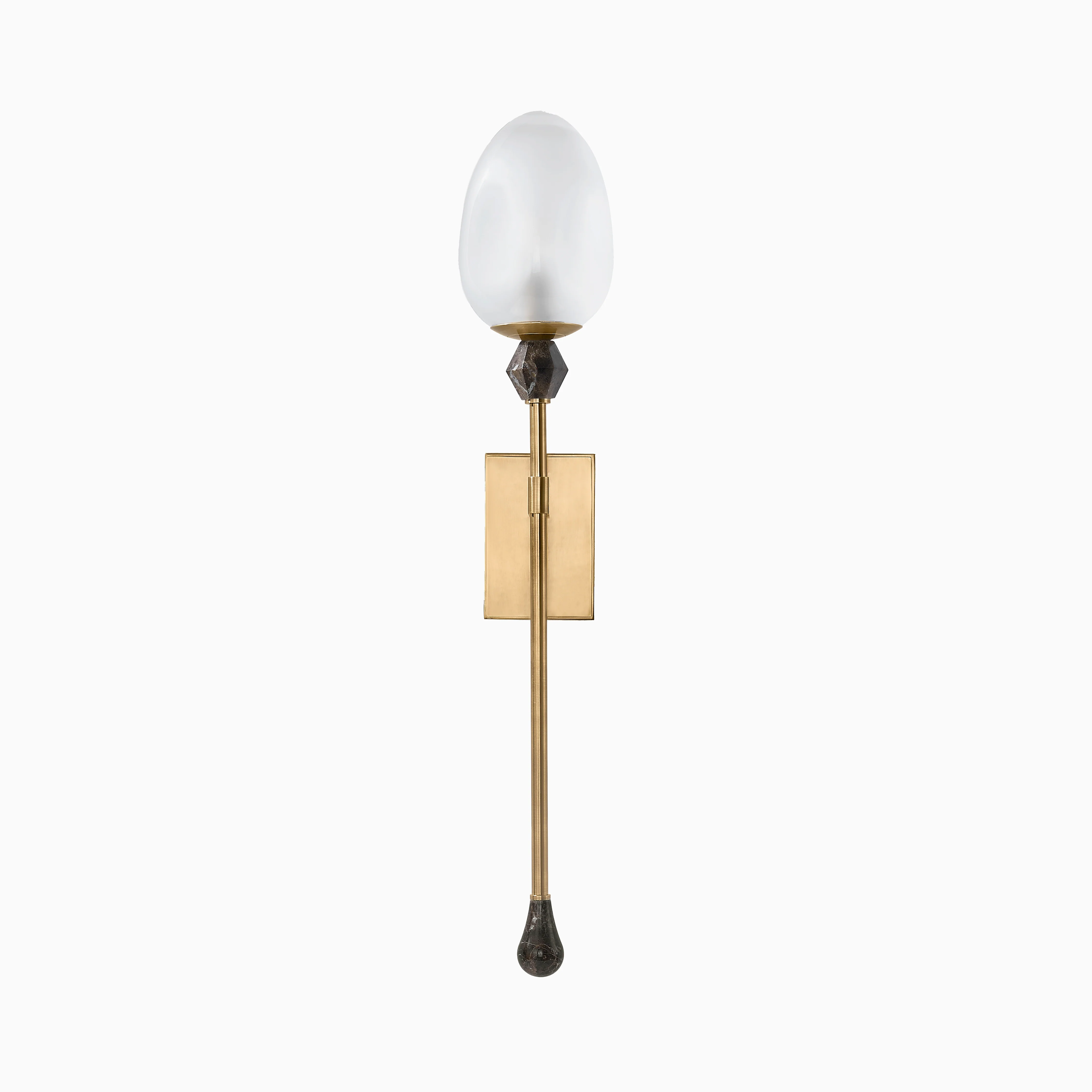 Shonda Wall Sconce in Vintage Brass - Image 3