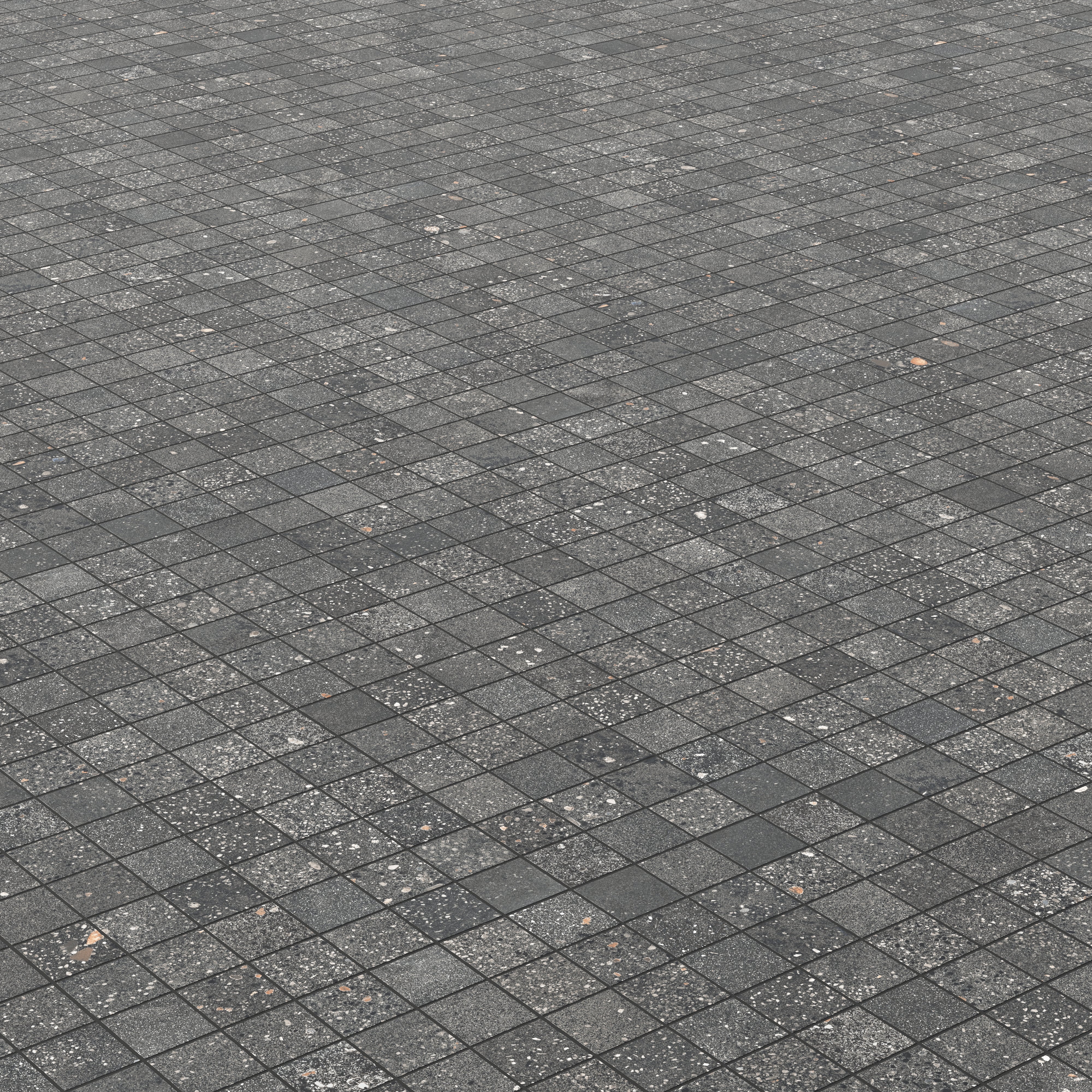 Sloane 2 x 2 Matte Porcelain Mosaic Tile in Charcoal - Image 3