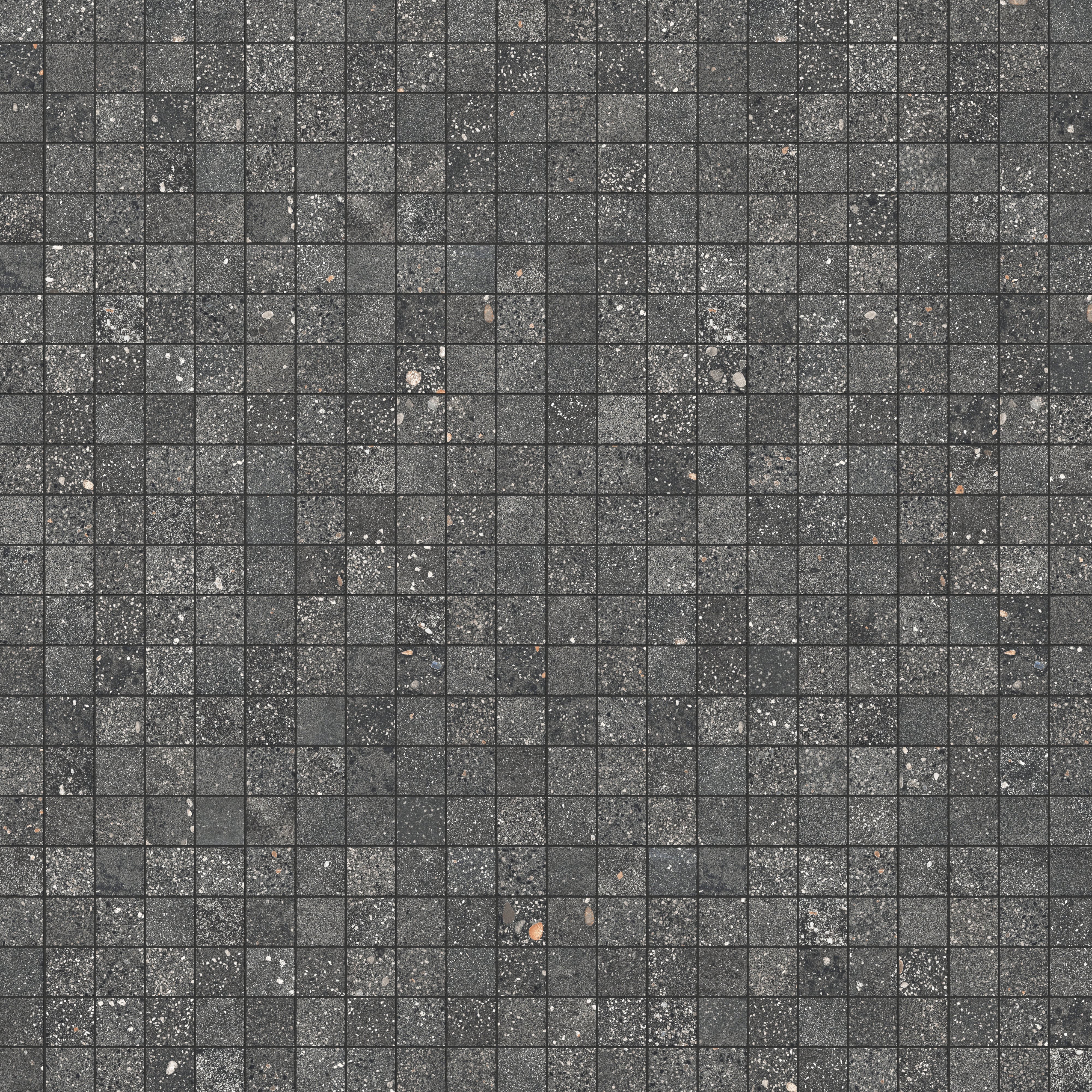 Sloane 2 x 2 Matte Porcelain Mosaic Tile in Charcoal - Image 4