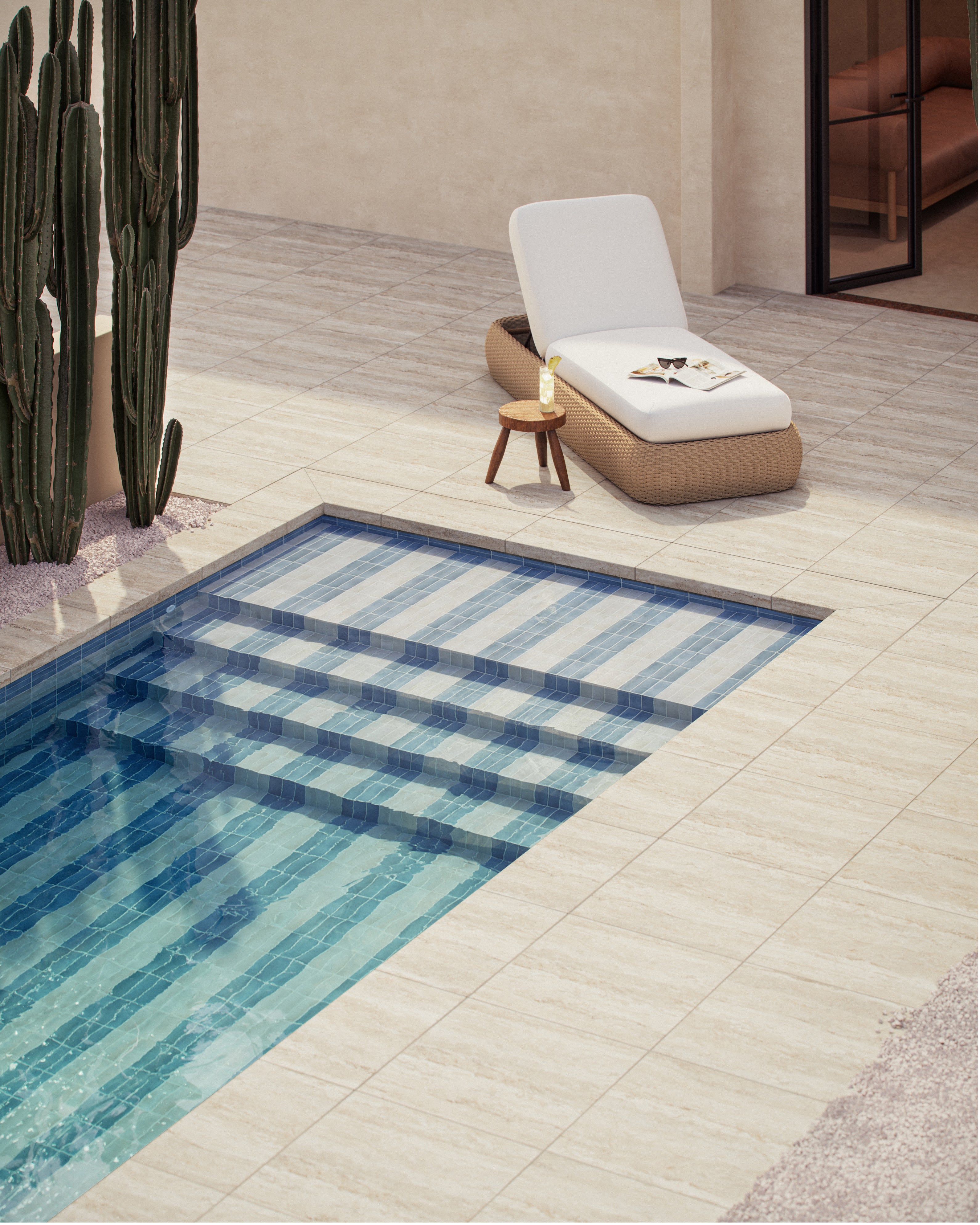 Solena Outdoor Lounger in White - Image 12