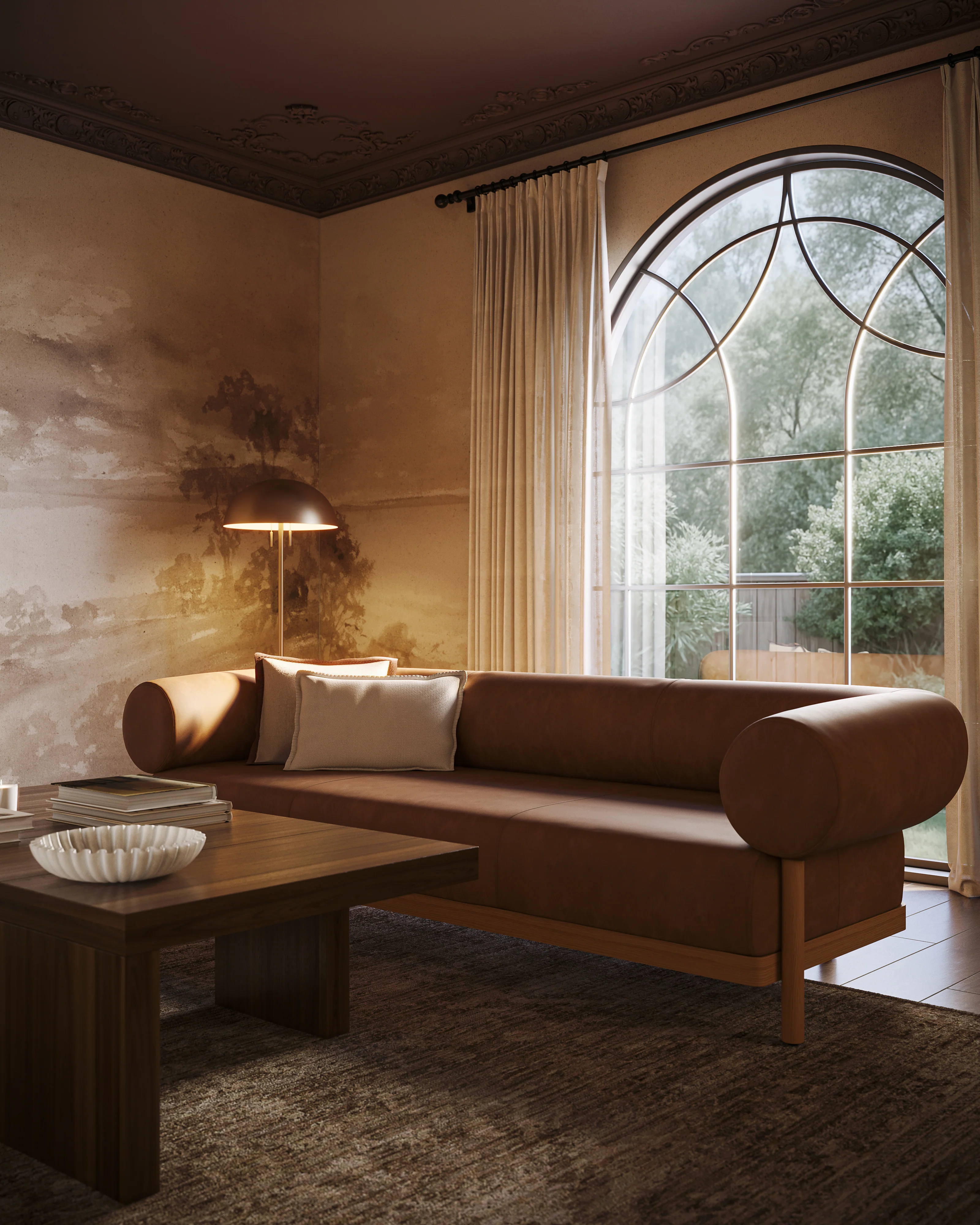 Solvyn Sofa in Brown - Image 2