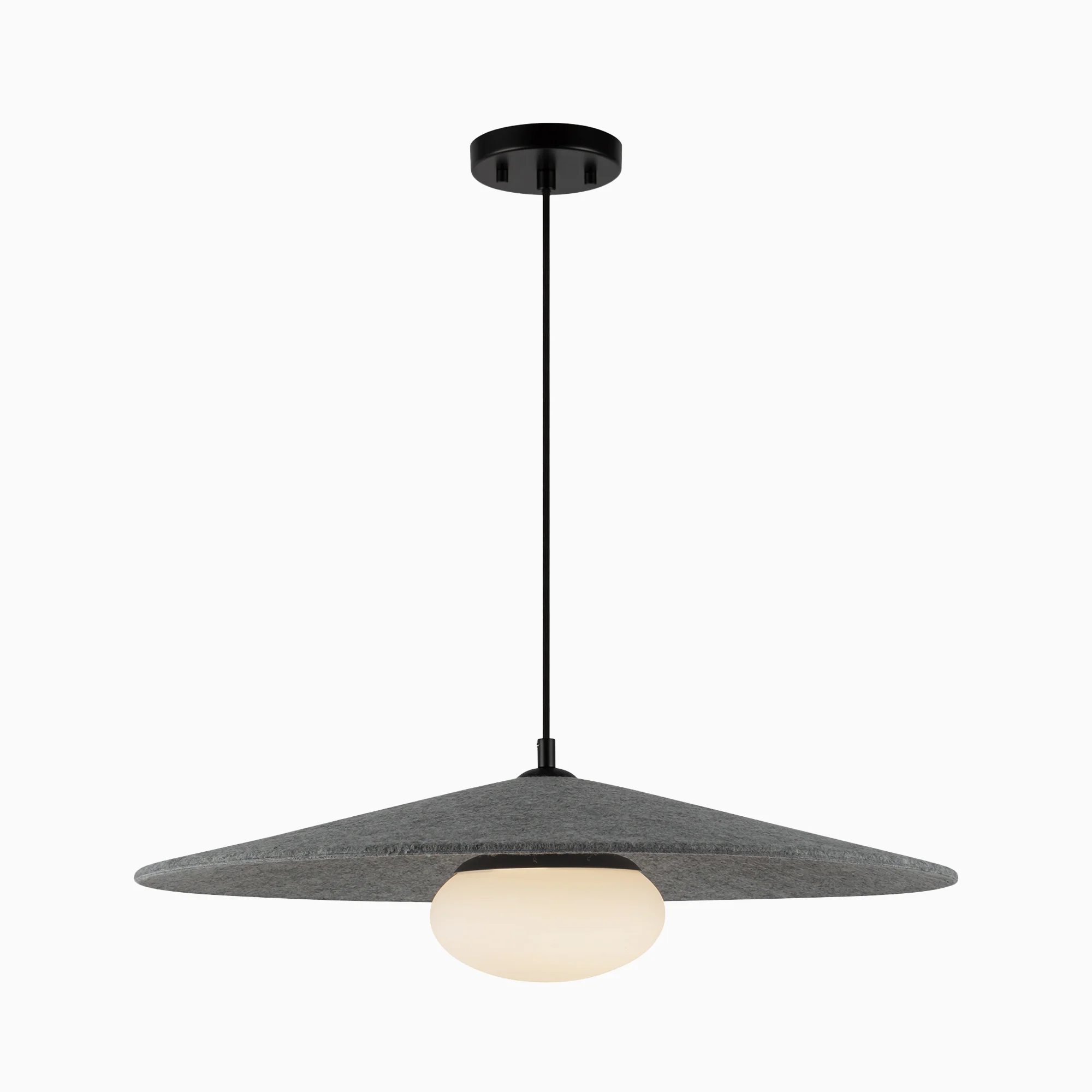 Tahlia 24" LED Pendant in Grey - Image 3