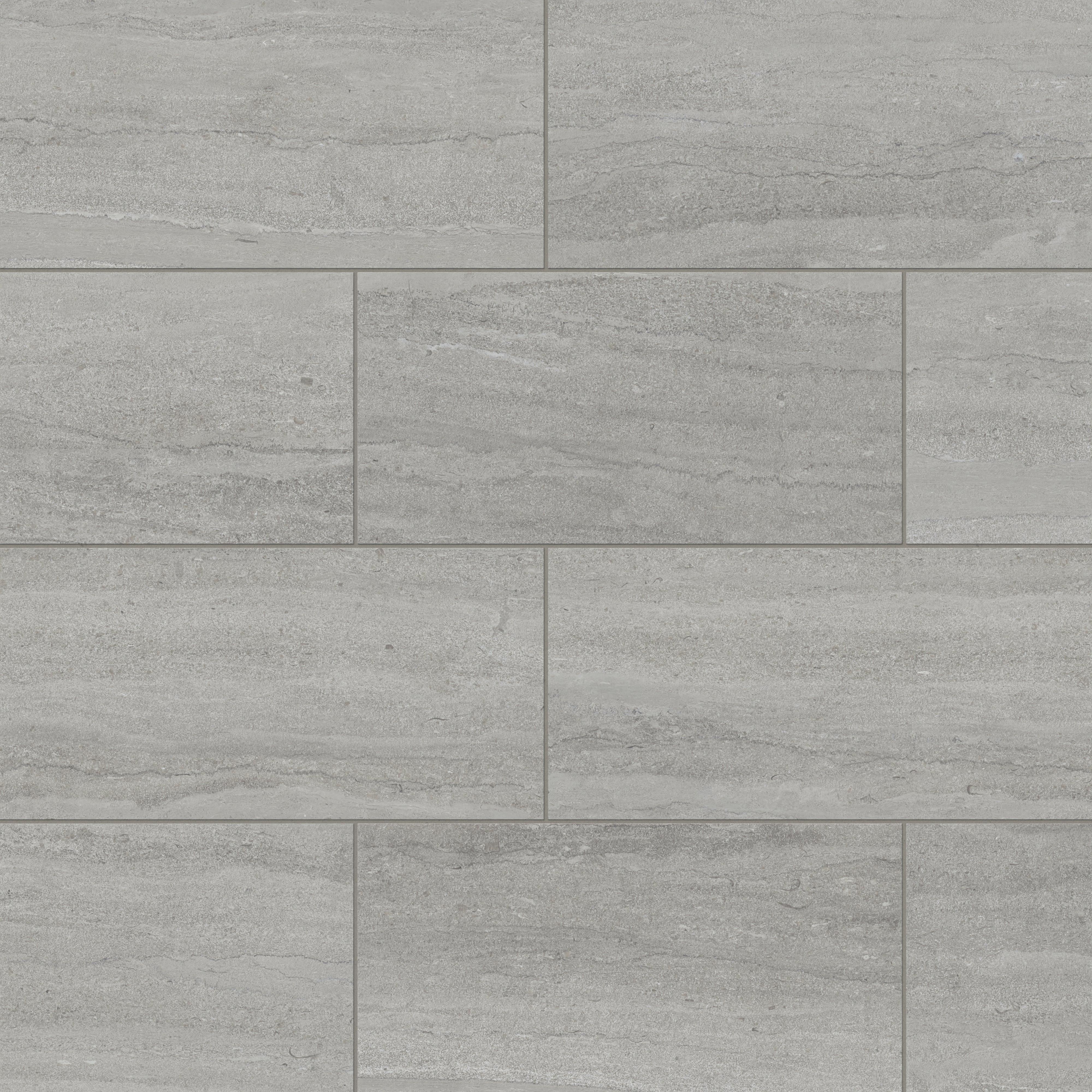Tatum 12 x 24 Matte Porcelain Tile in Vein-Cut Ash - Image 7