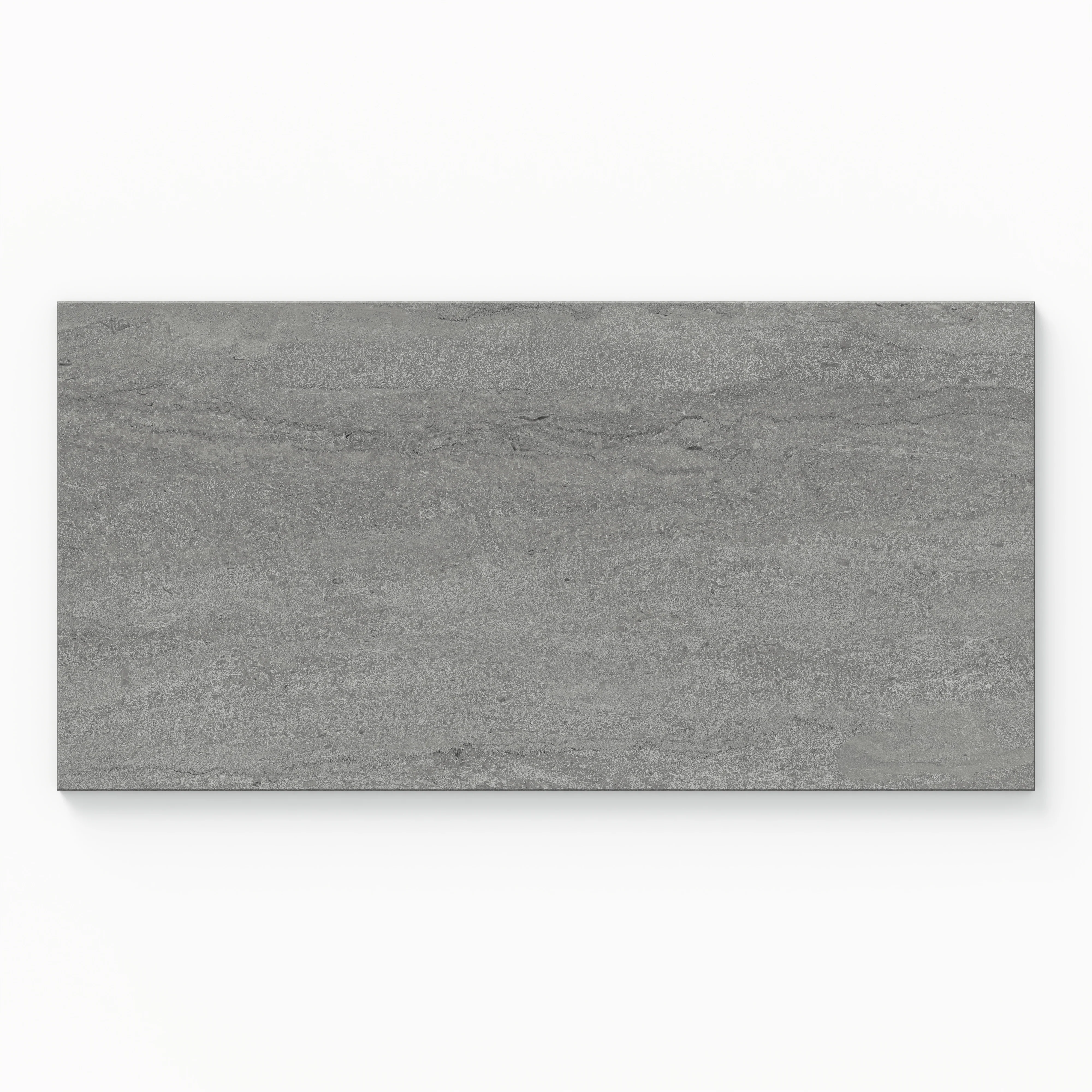 Tatum 12 x 24 Matte Porcelain Tile in Vein-Cut Pewter - Image 2