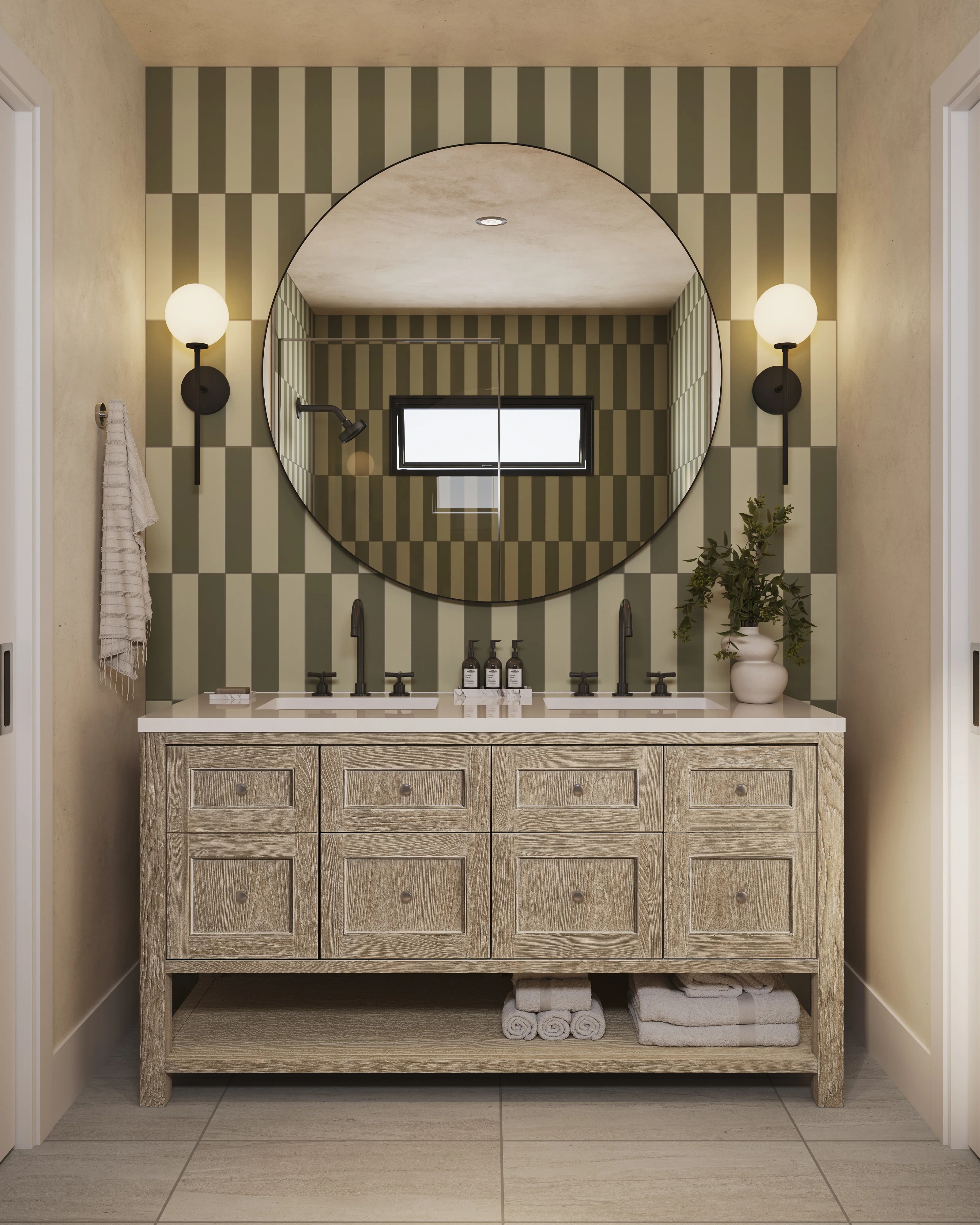 Tatum 12 x 24 Matte Porcelain Tile in Vein-Cut Sand - Image 10