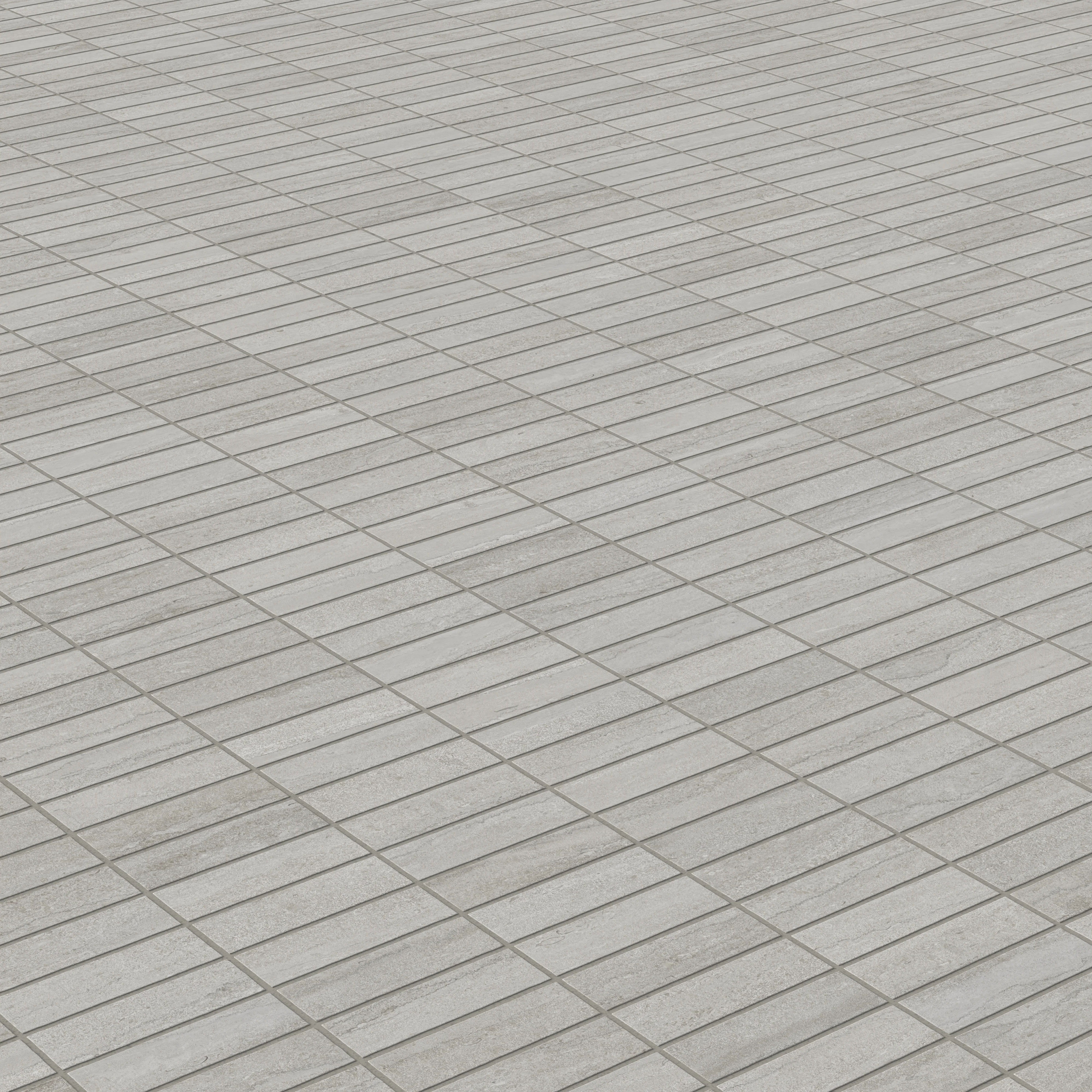 Tatum 1 x 3 Matte Porcelain Mosaic Tile in Vein-Cut Dune - Image 4