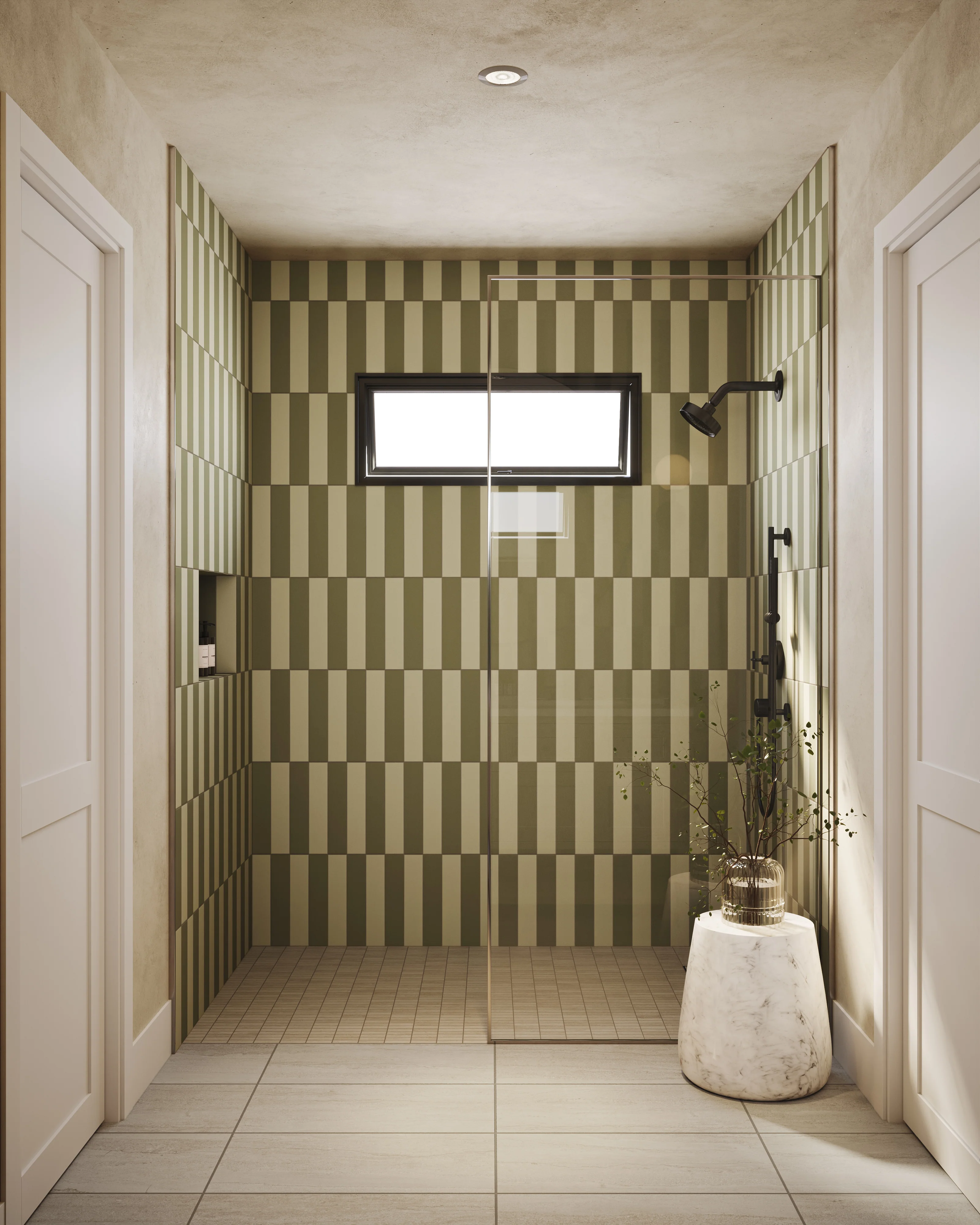 Tatum 1 x 3 Matte Porcelain Mosaic Tile in Vein-Cut Sand - Image 7