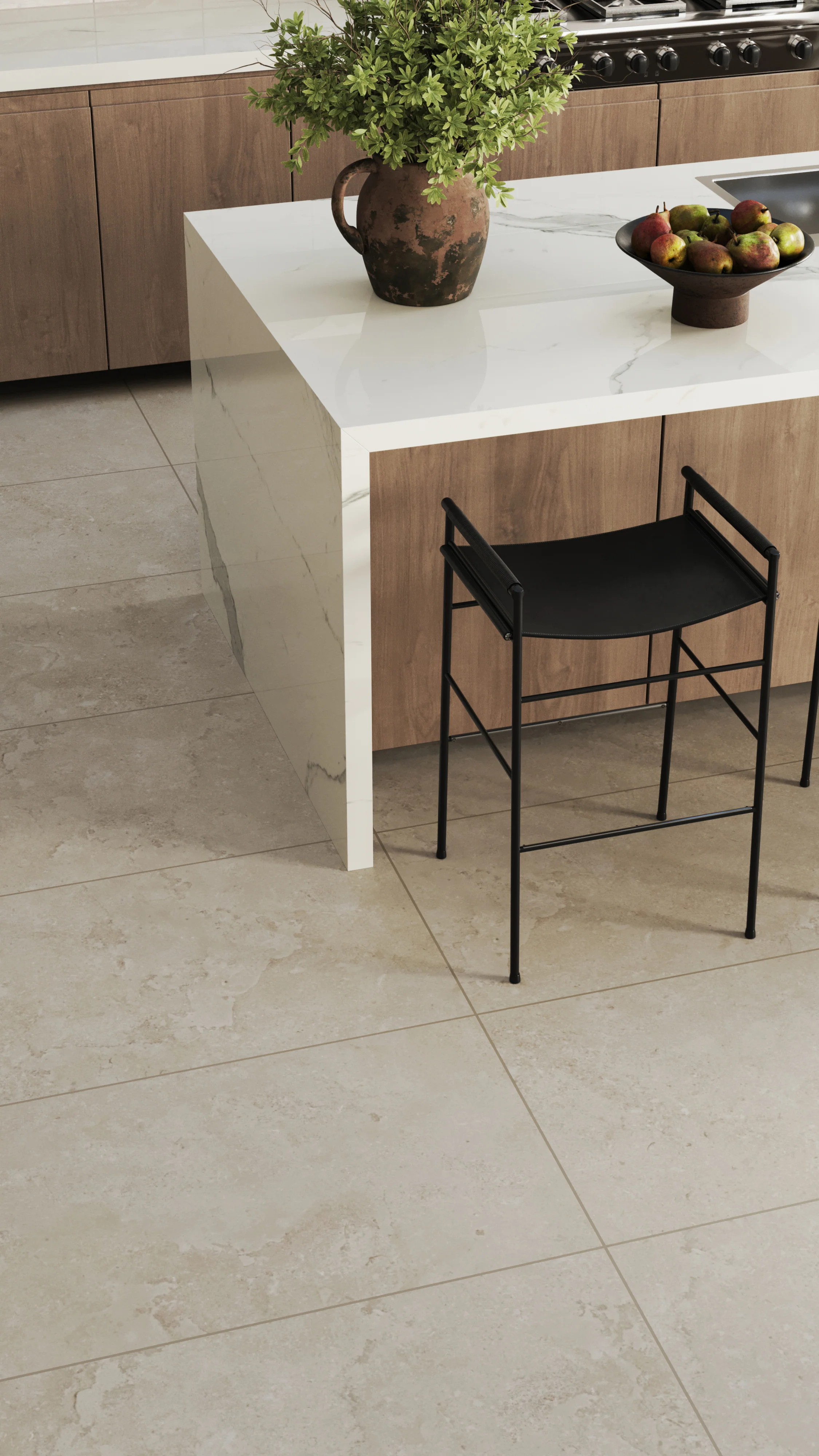Tatum 24 x 48 Matte Porcelain Tile in Cross-Cut Sand - Image 13