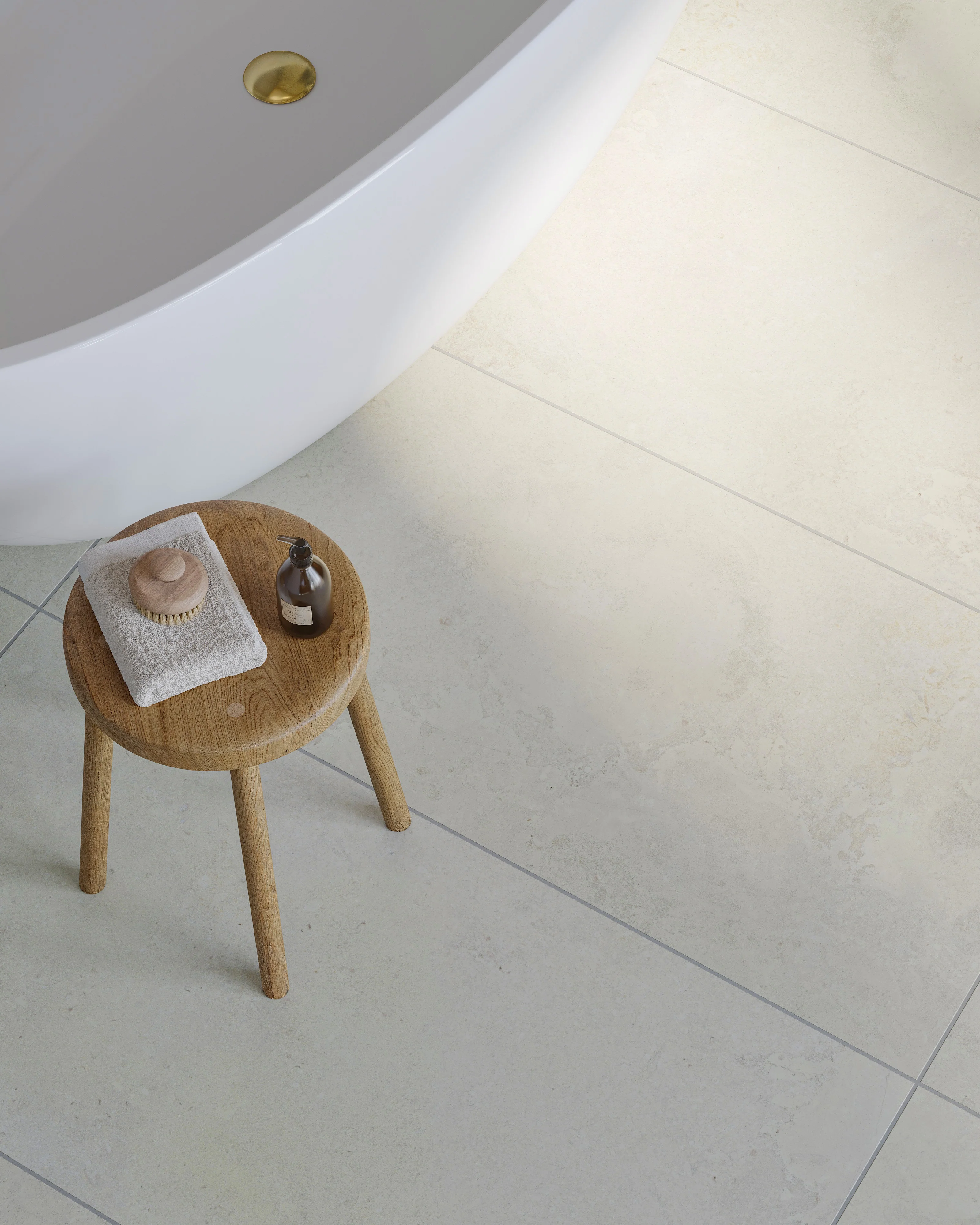 Tatum 24 x 48 Matte Porcelain Tile in Cross-Cut Straw - Image 2
