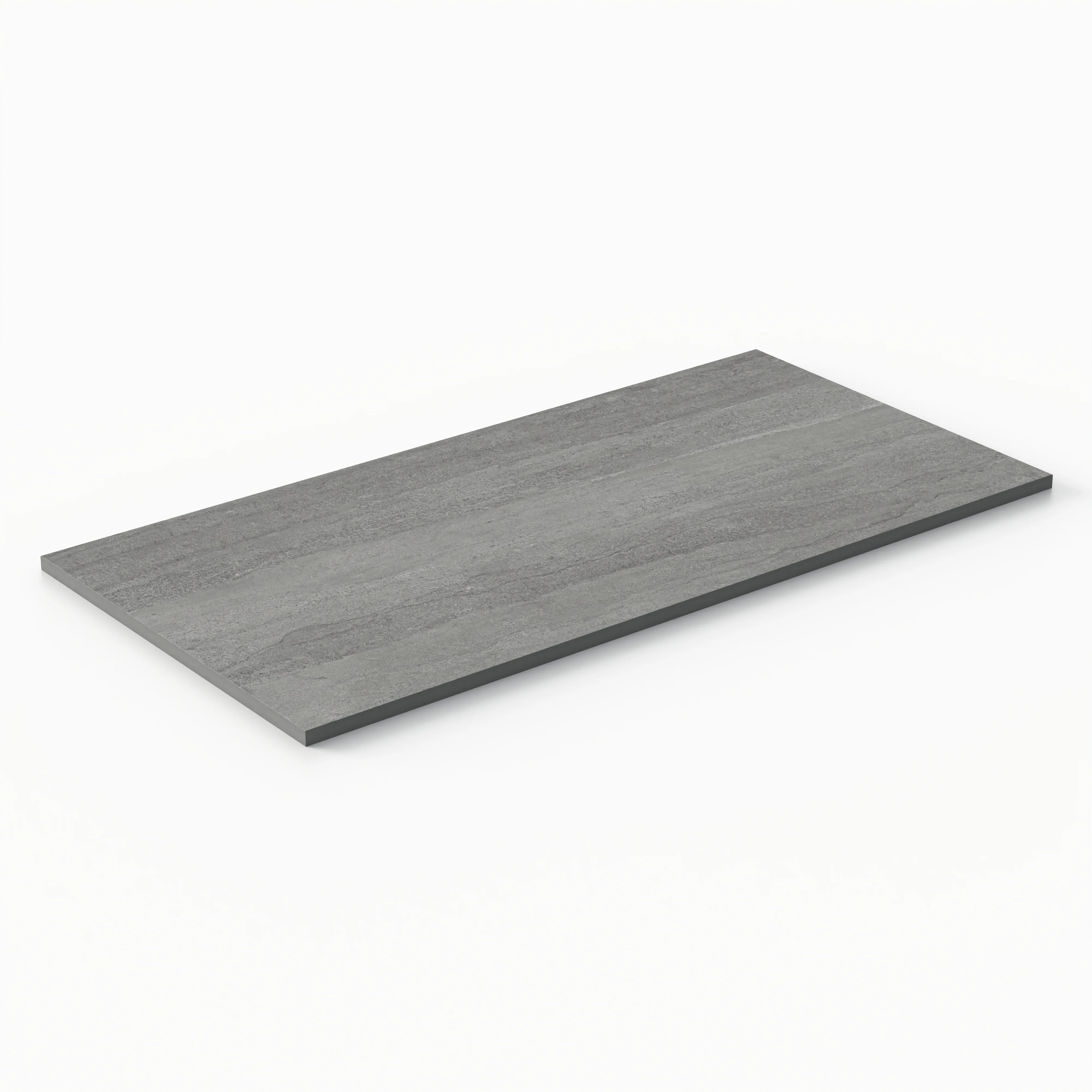 Tatum 24 x 48 Matte Porcelain Tile in Vein-Cut Pewter - Image 3