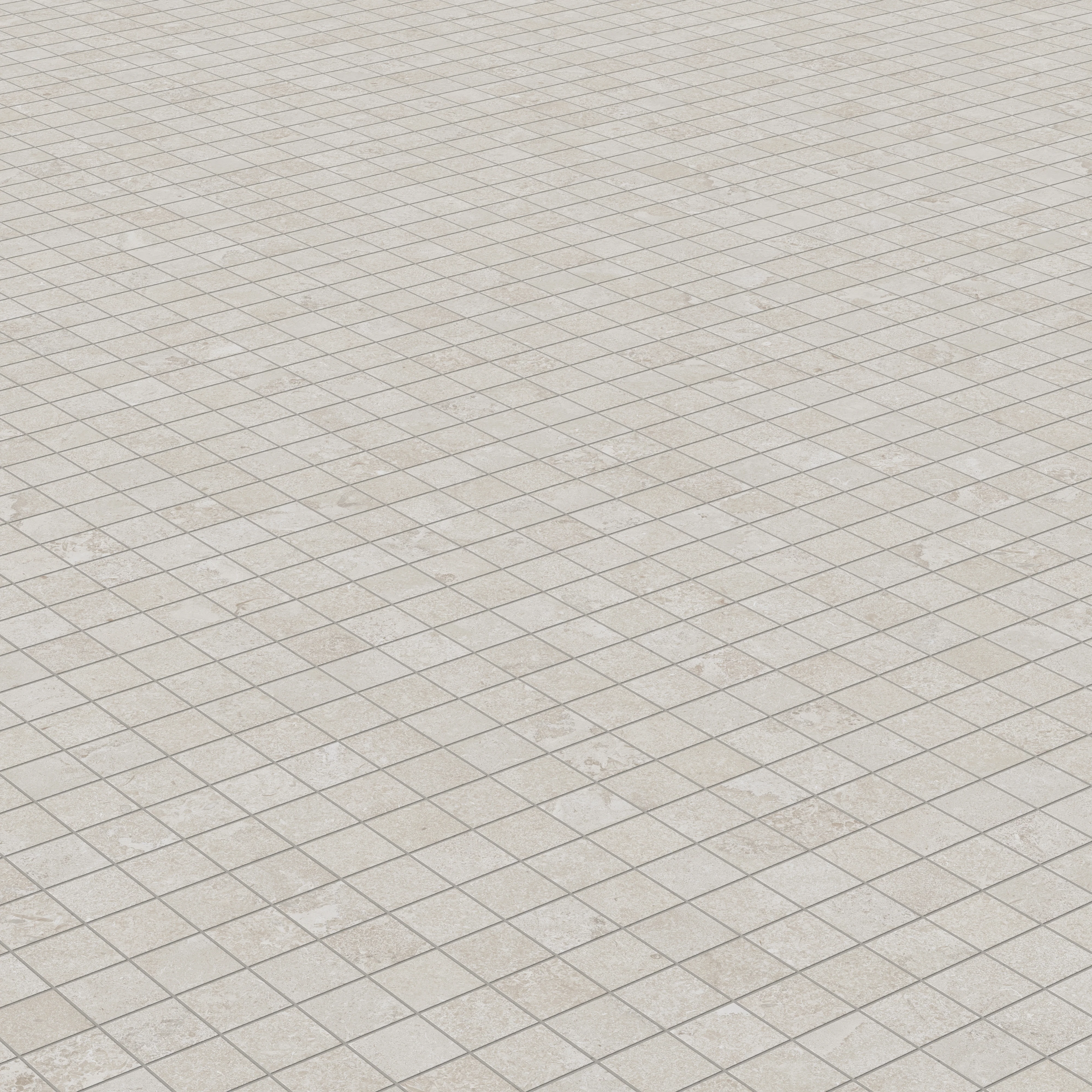 Tatum 2 x 2 Matte Porcelain Mosaic Tile in Cross-Cut Sand - Image 4