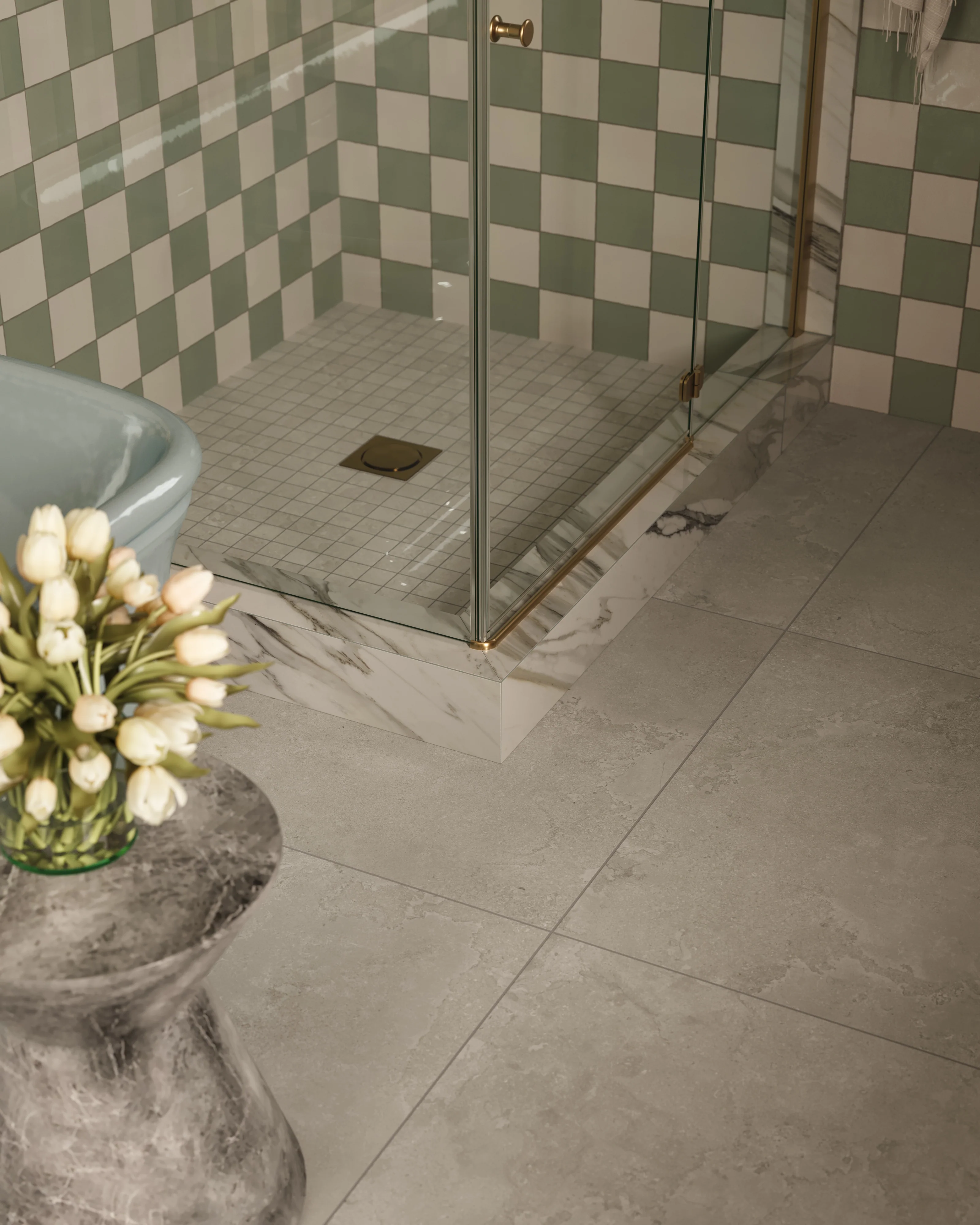 Tatum 2 x 2 Matte Porcelain Mosaic Tile in Cross-Cut Sand - Image 8