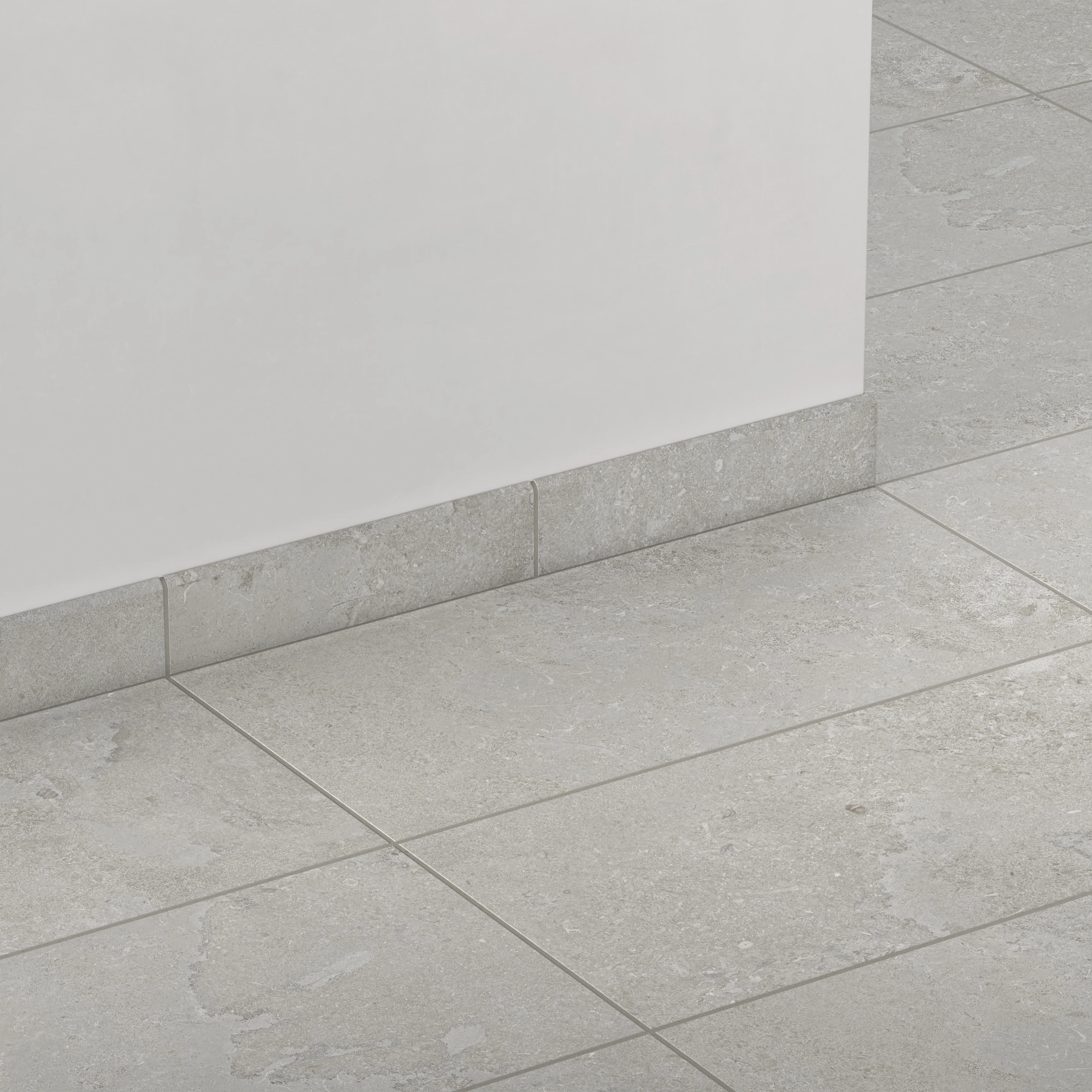 Tatum 3 x 12 Matte Porcelain Bullnose Tile in Cross-Cut Dune - Image 3