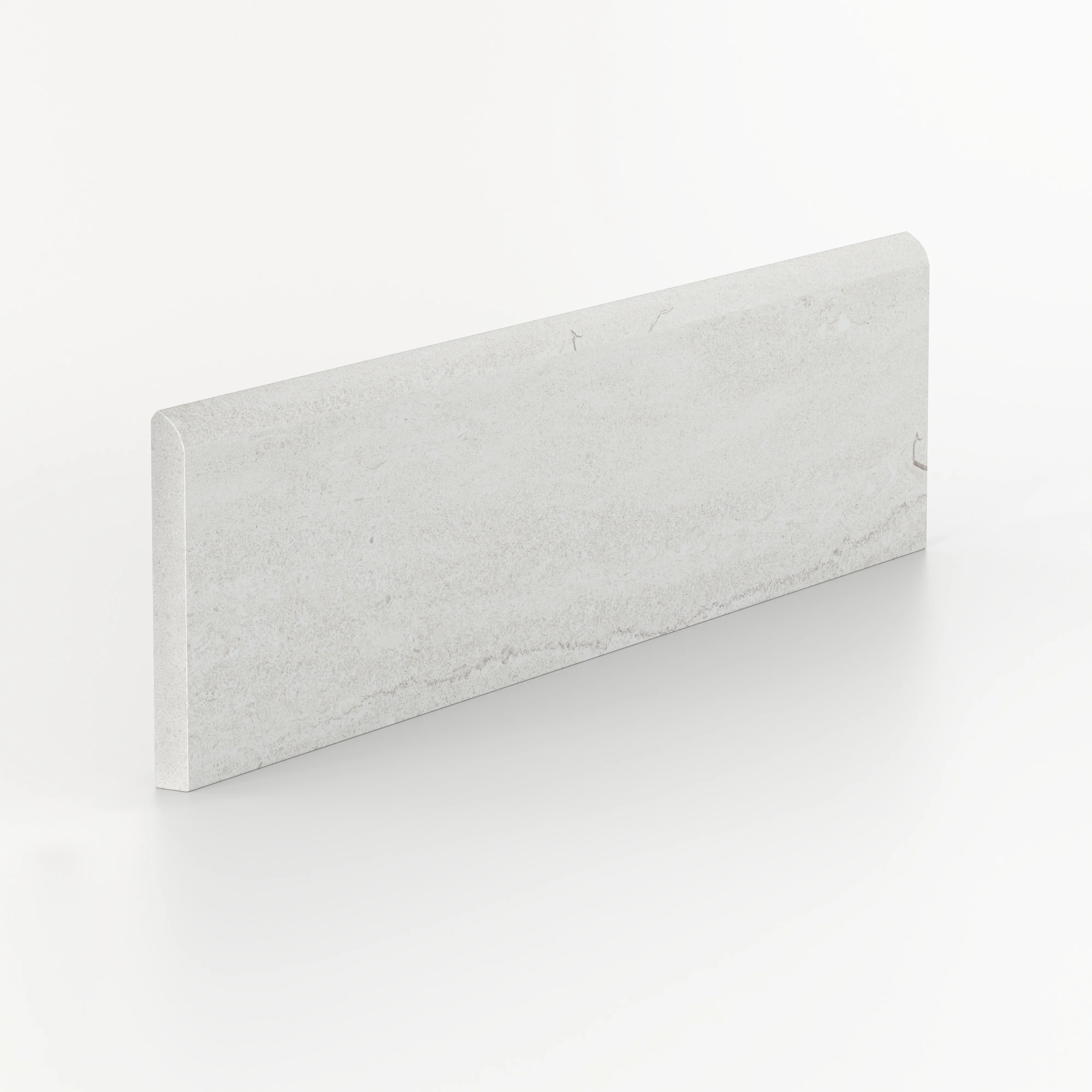 Tatum 3 x 12 Matte Porcelain Bullnose Tile in Vein-Cut Straw - Image 2