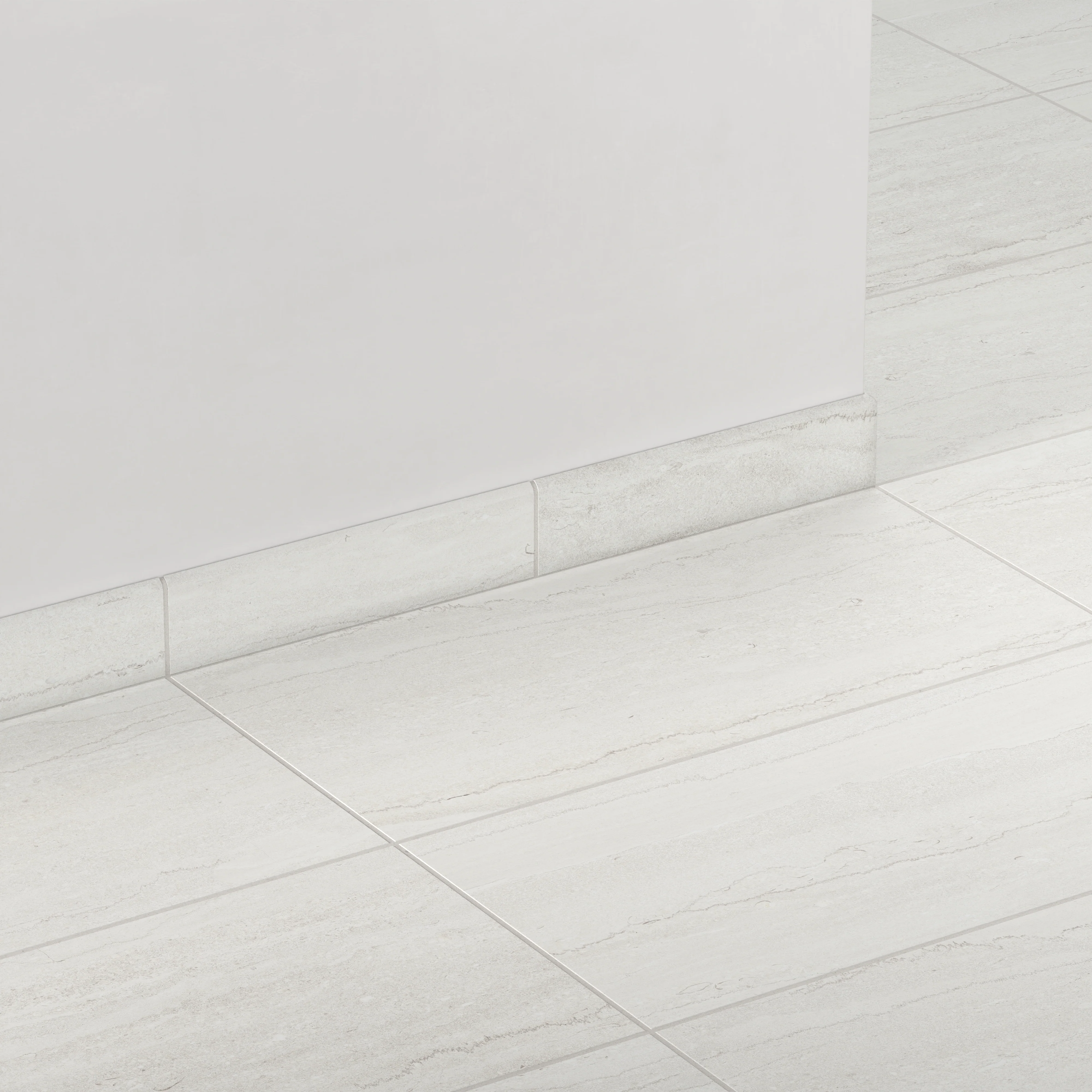 Tatum 3 x 12 Matte Porcelain Bullnose Tile in Vein-Cut Straw - Image 3