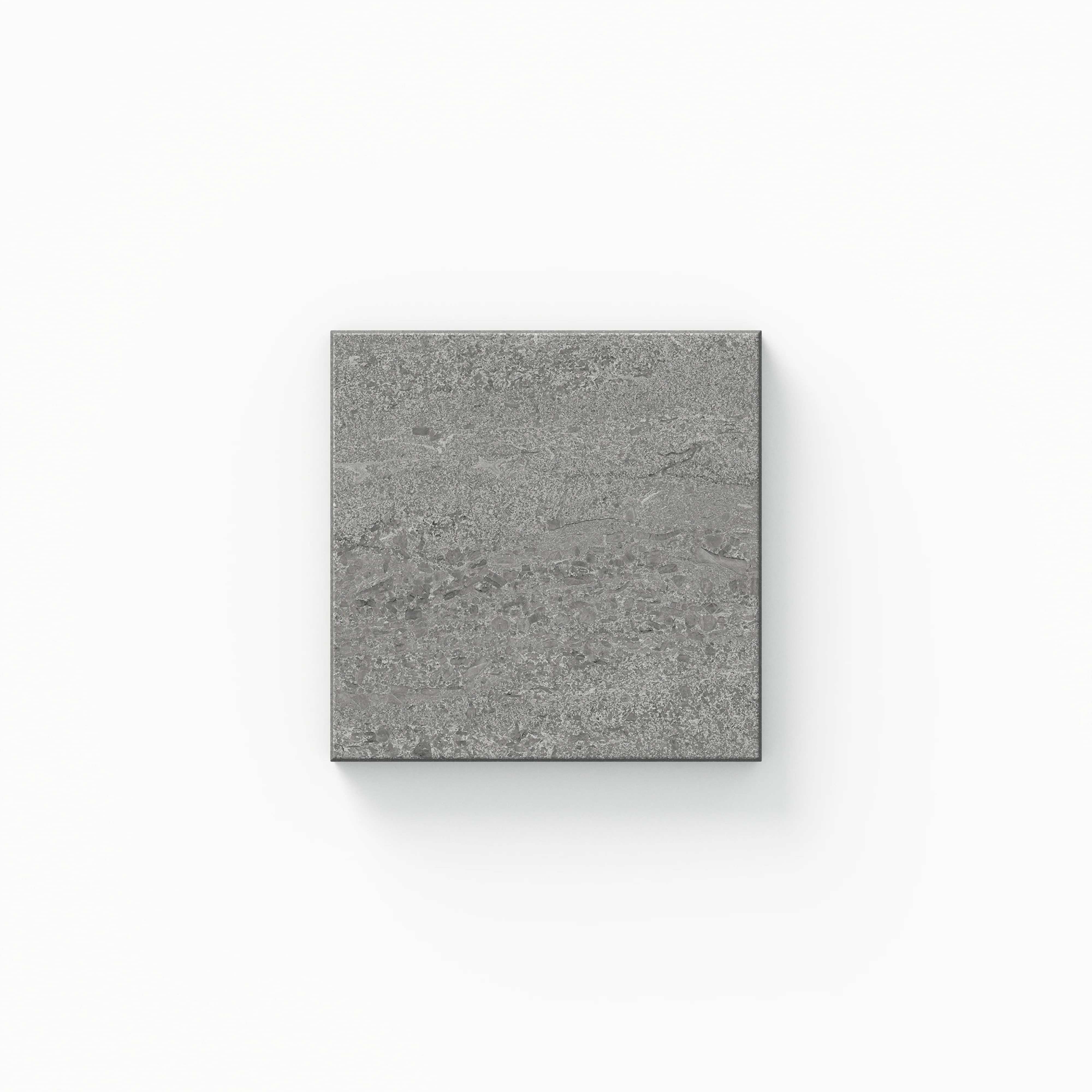 Tatum 4 x 4 Matte Vein-Cut in Pewter Sample